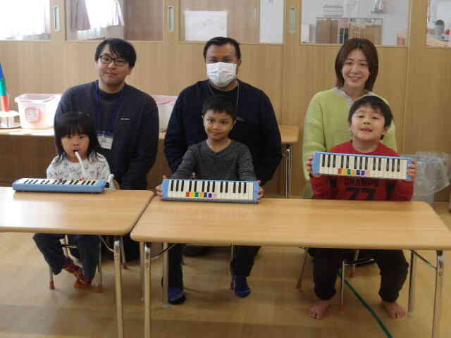 親子で記念撮影♪