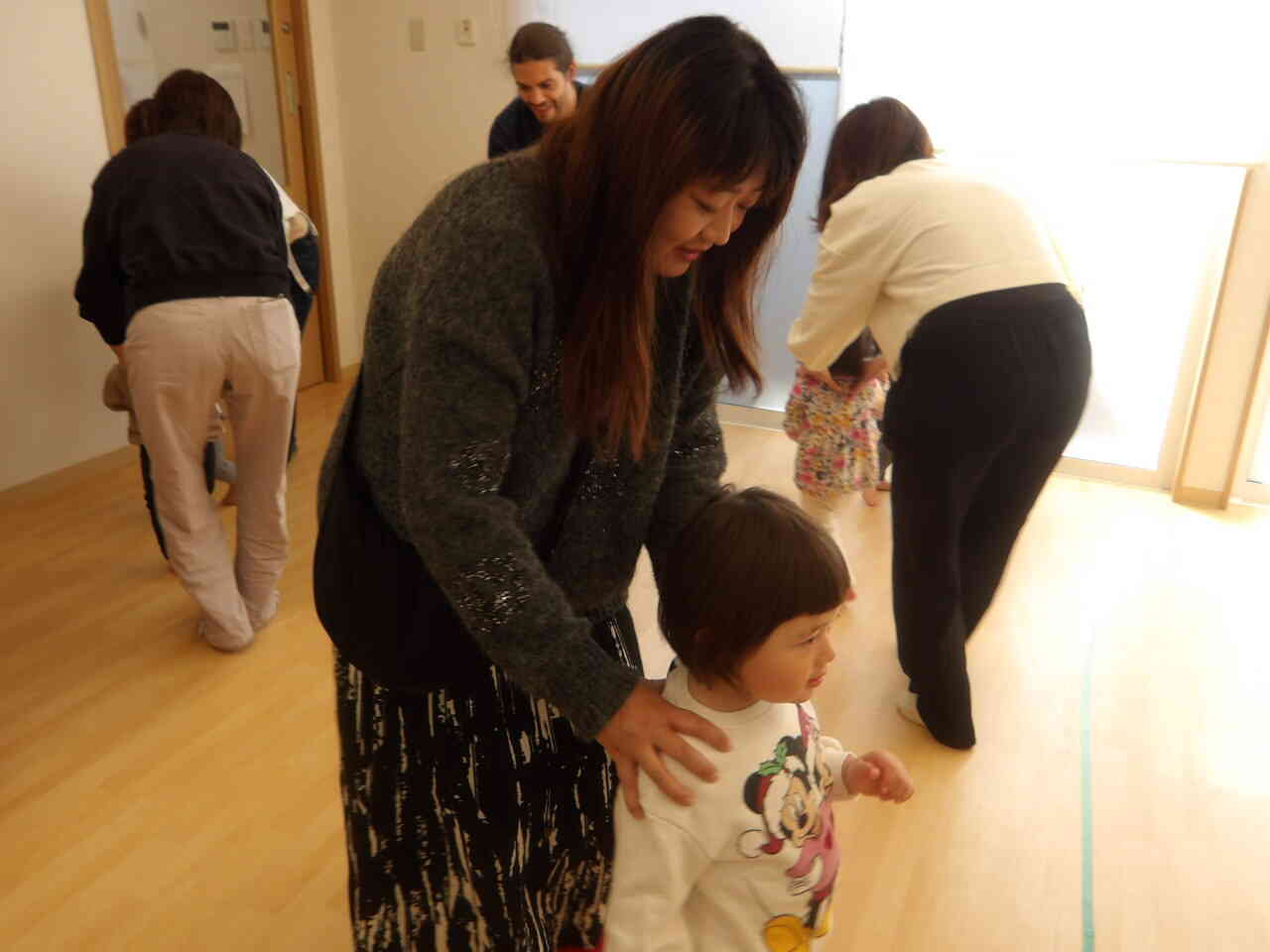 親子でダンス♪