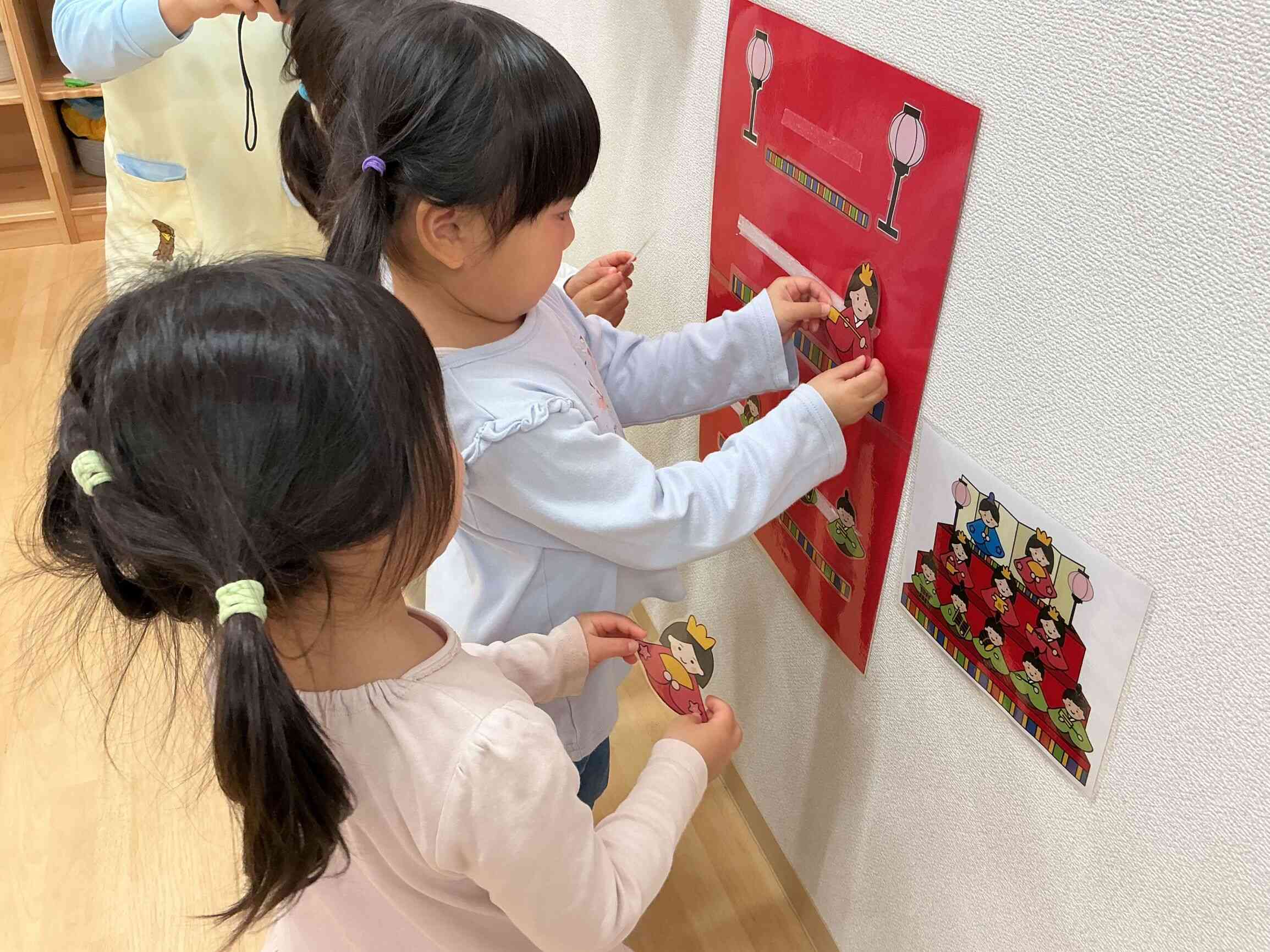 ひなかざりを作ってみましょう♪