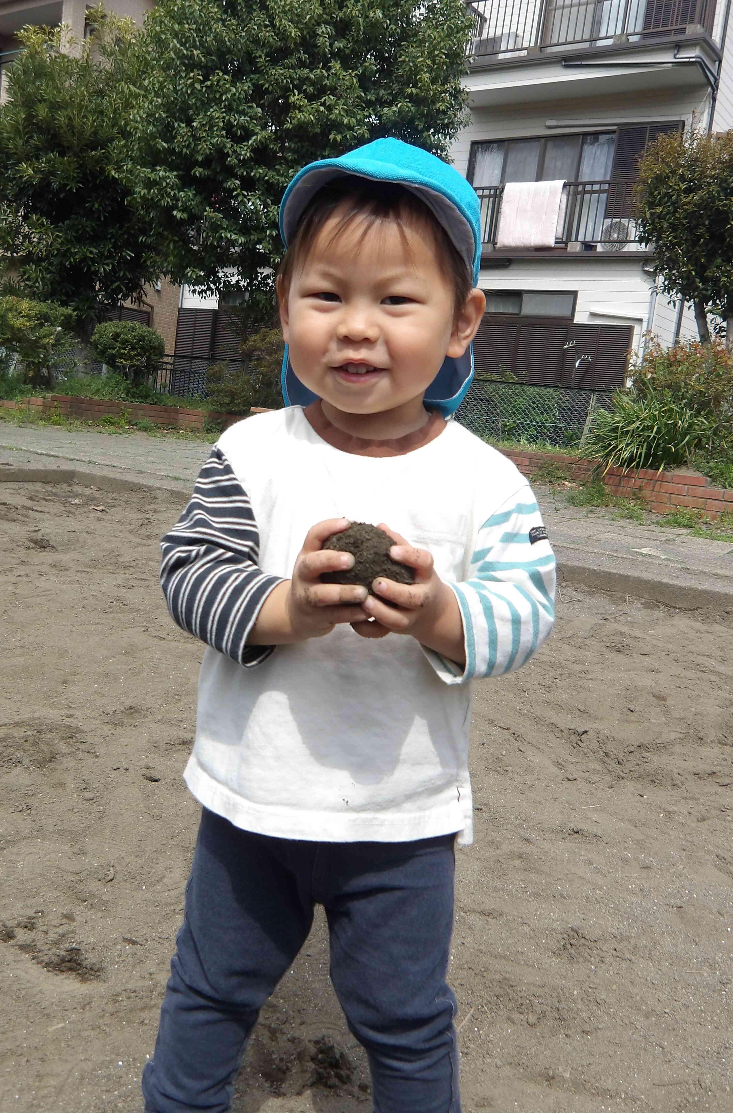 すなだんご作ったよー♪