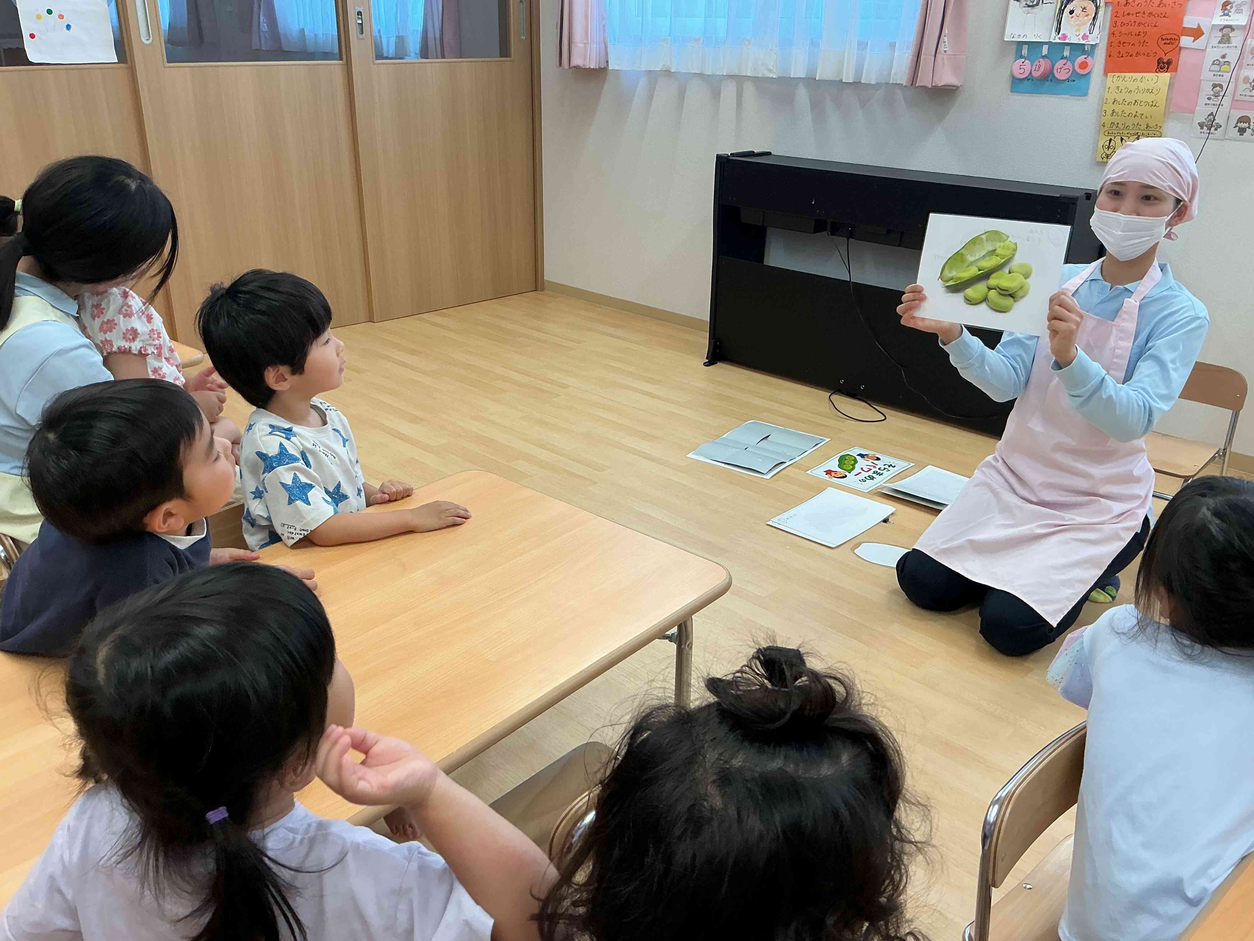 5月の食育　そらまめ（３歳児・４歳児・５歳児）
