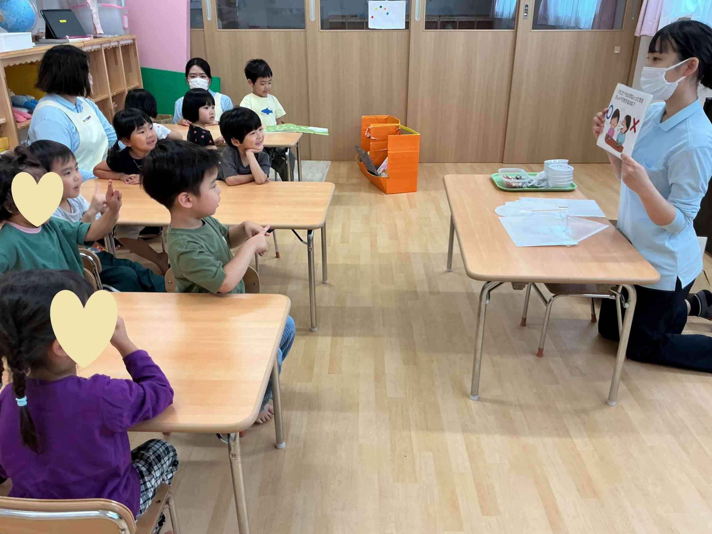6月の食育 食事のマナーとお箸の使い方(4歳児・5歳児)