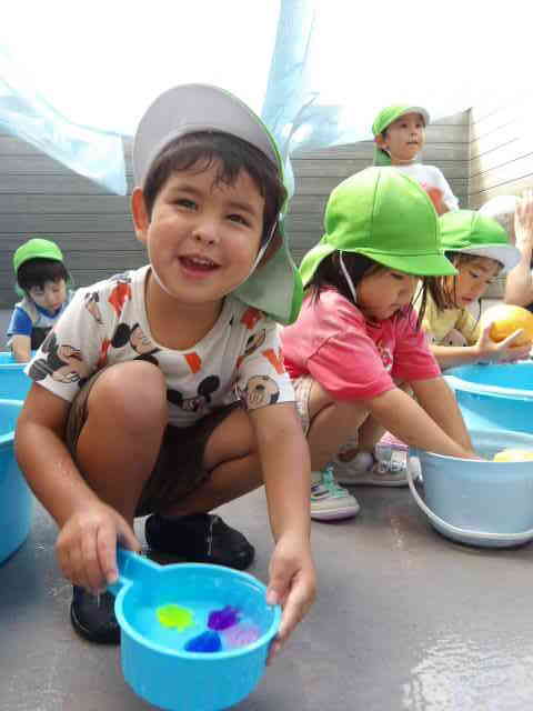 水遊び（３歳児　りすぐみ）
