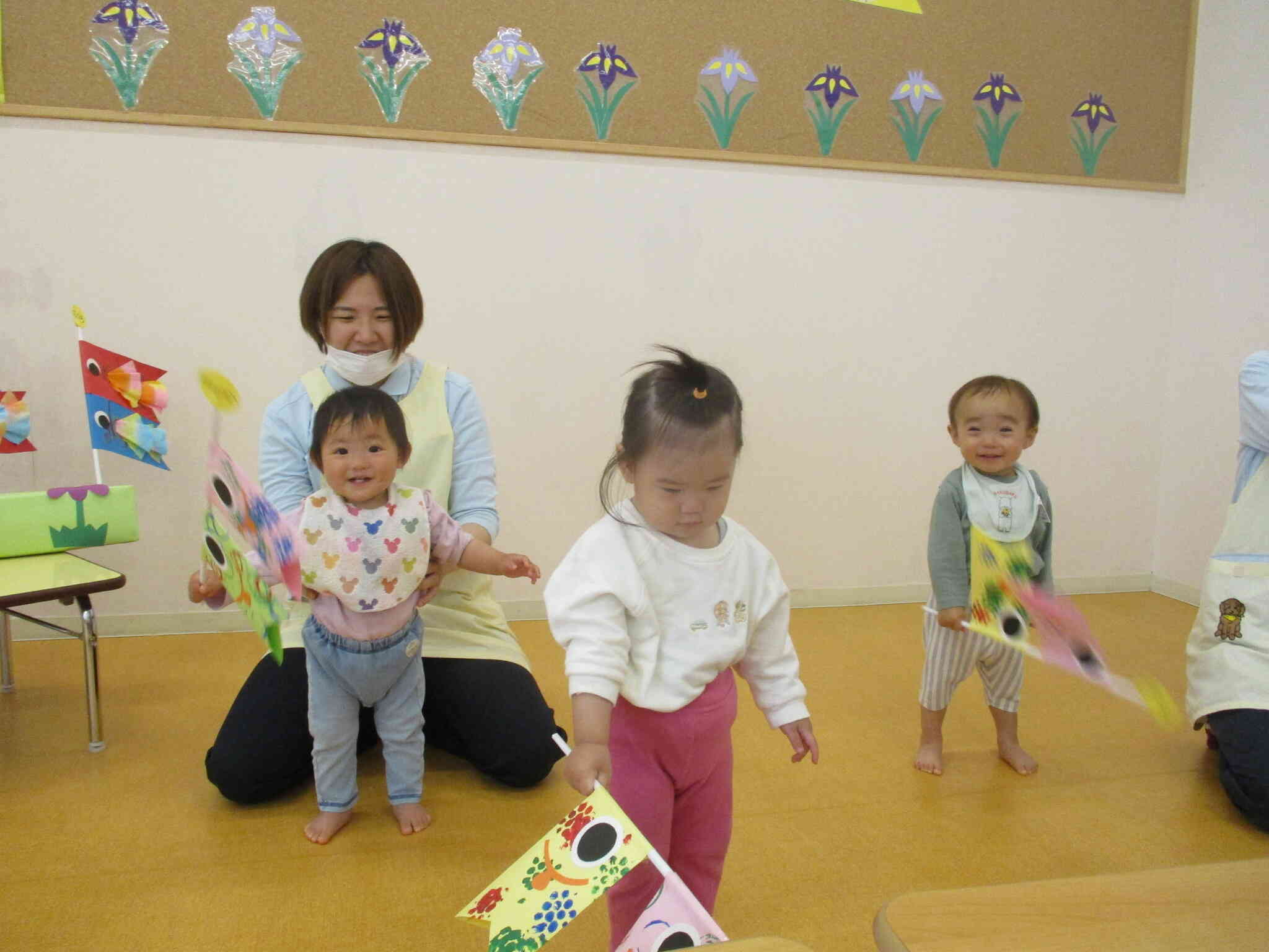 あひる組（１歳児クラス）さん！みんなご機嫌でした♪