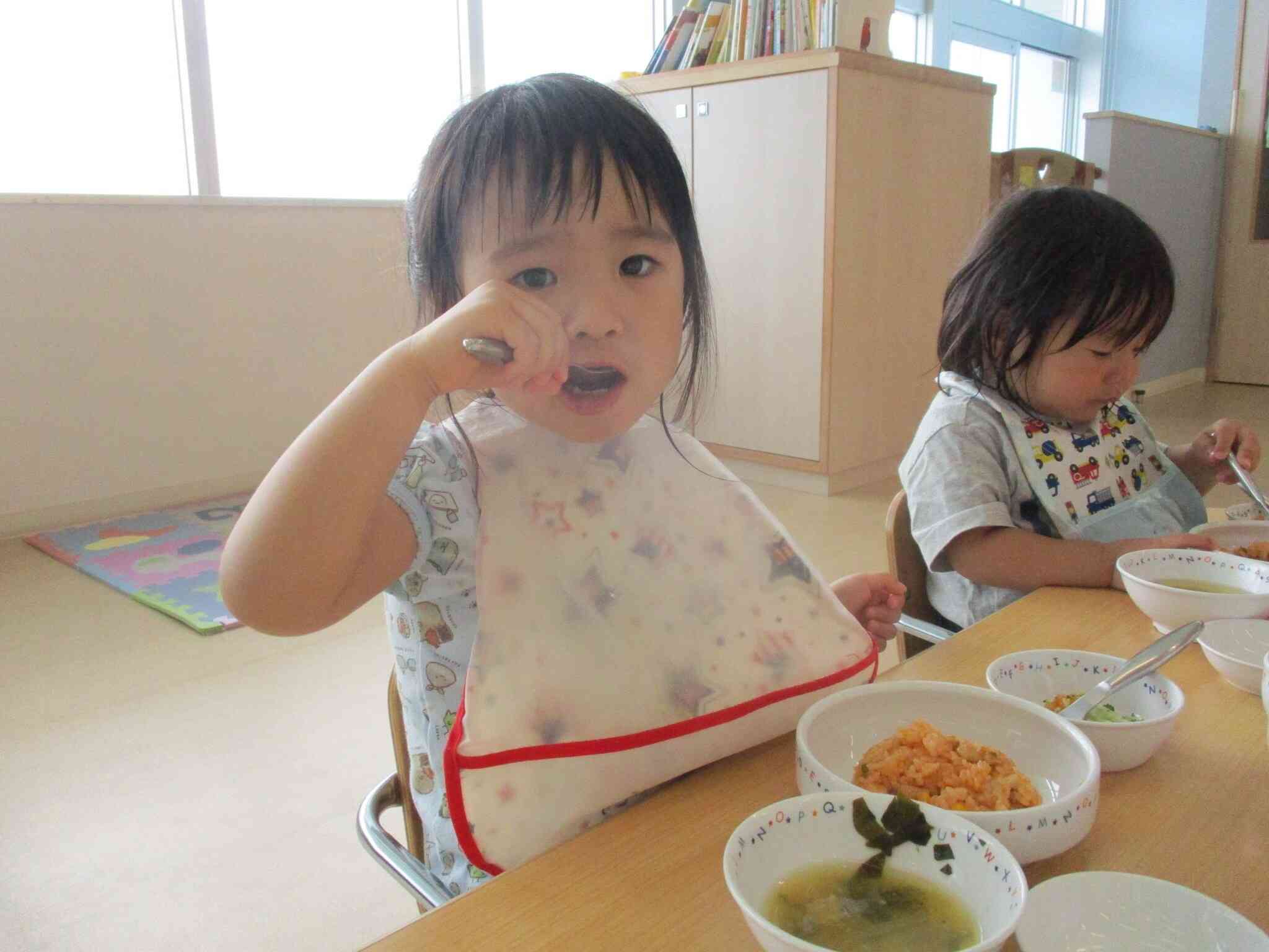 給食美味しいね☆