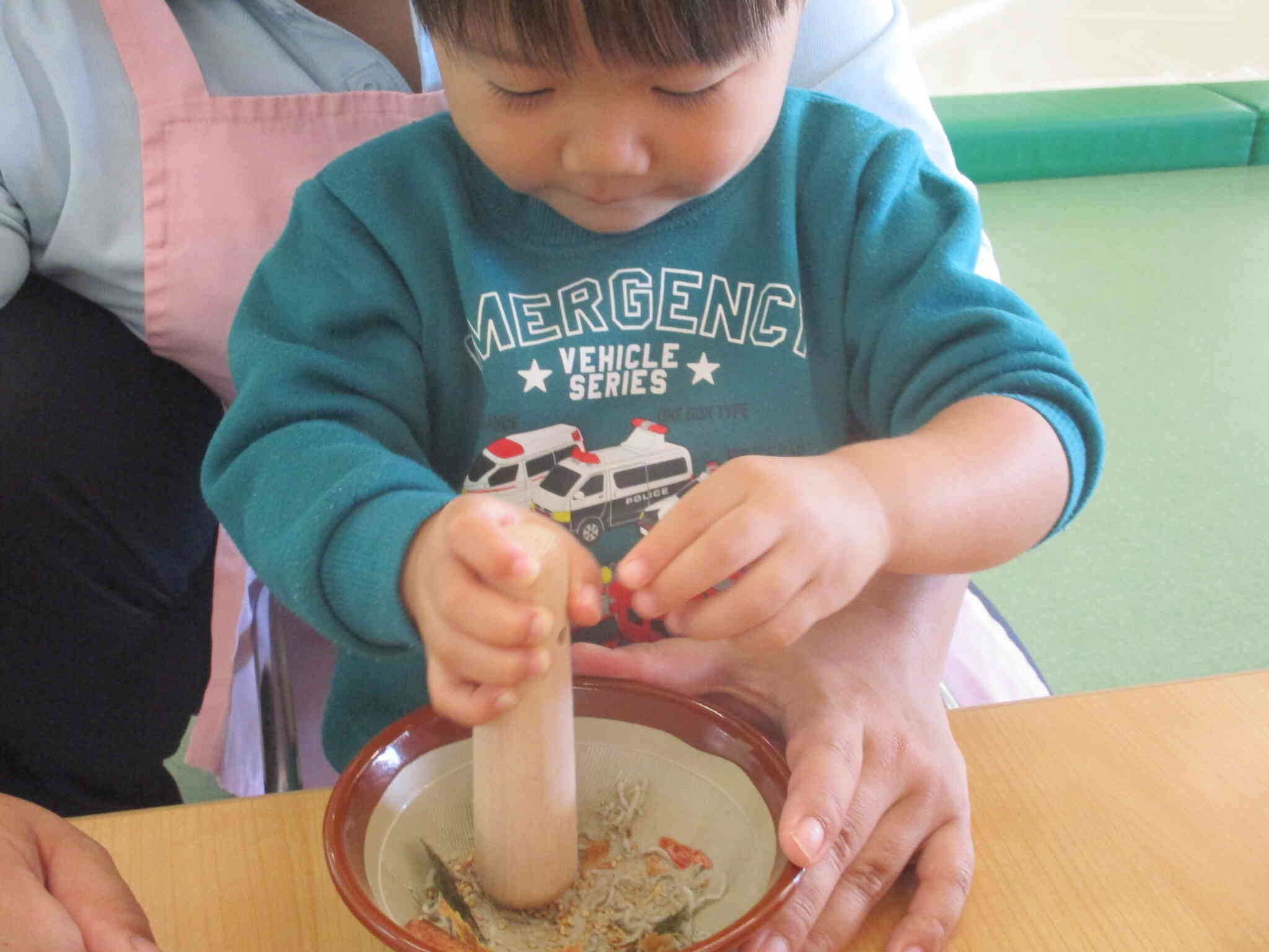 ふりかけ作り。