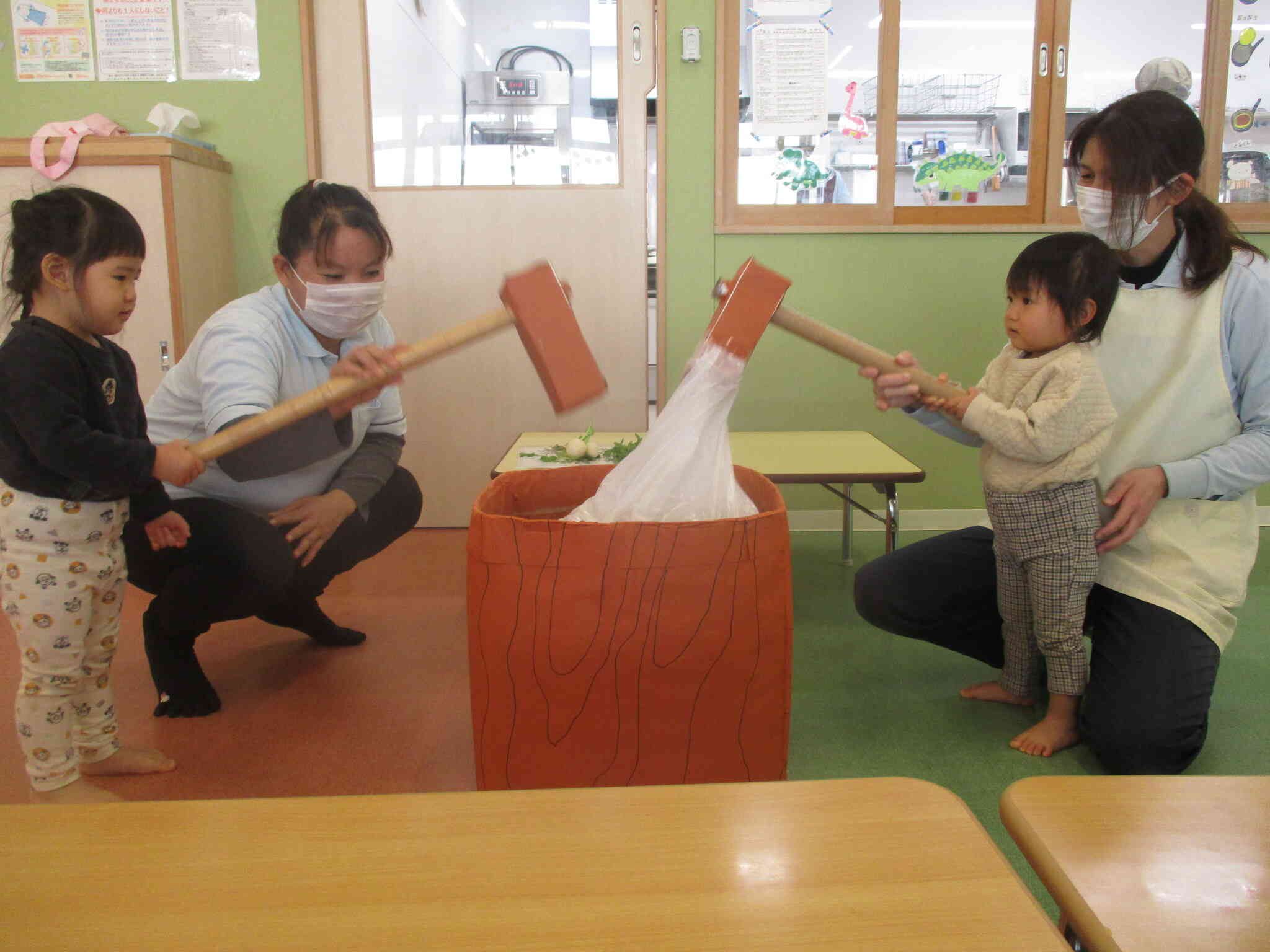 ぺったんぺったん