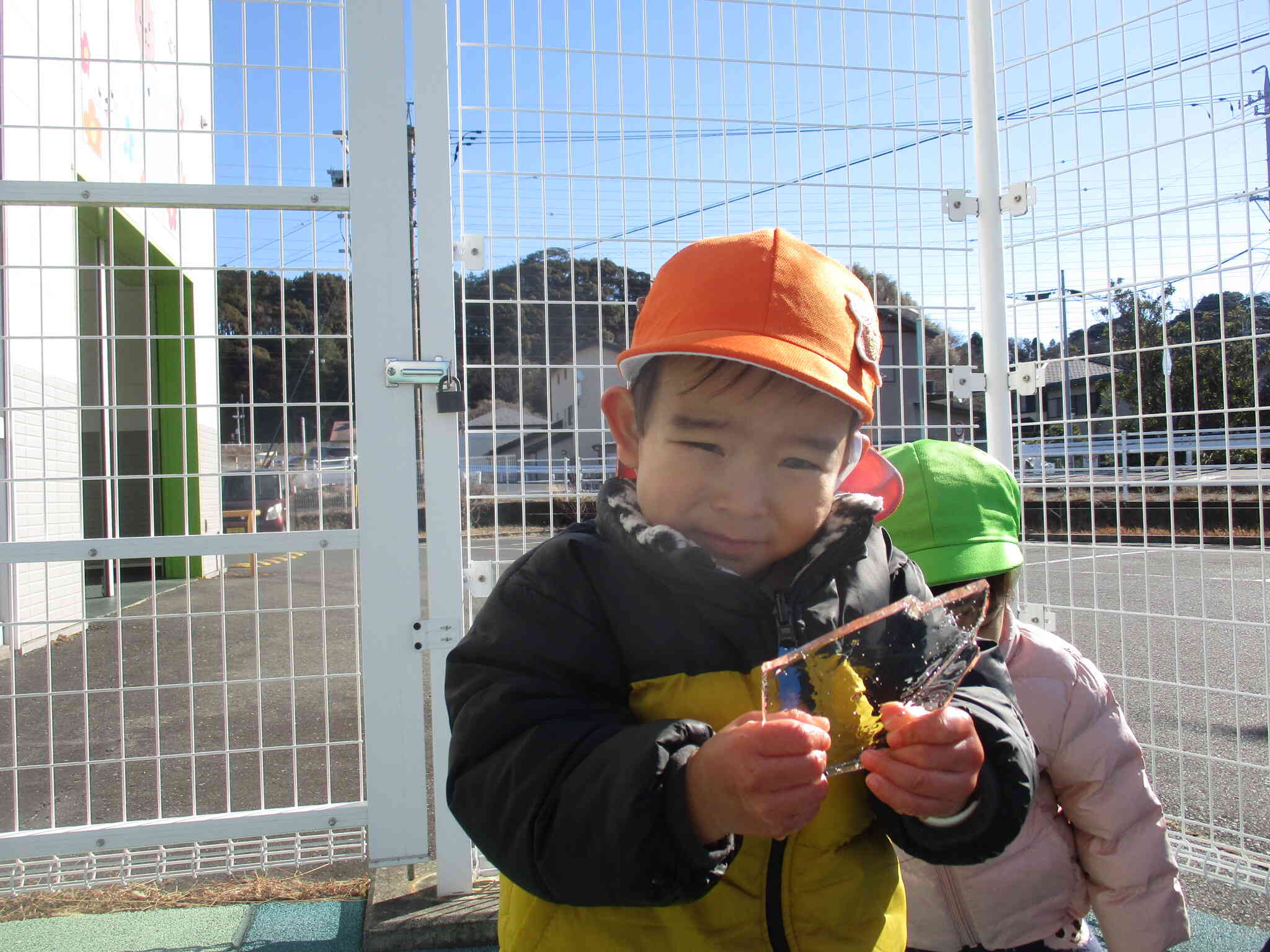 氷が出来たよ☆