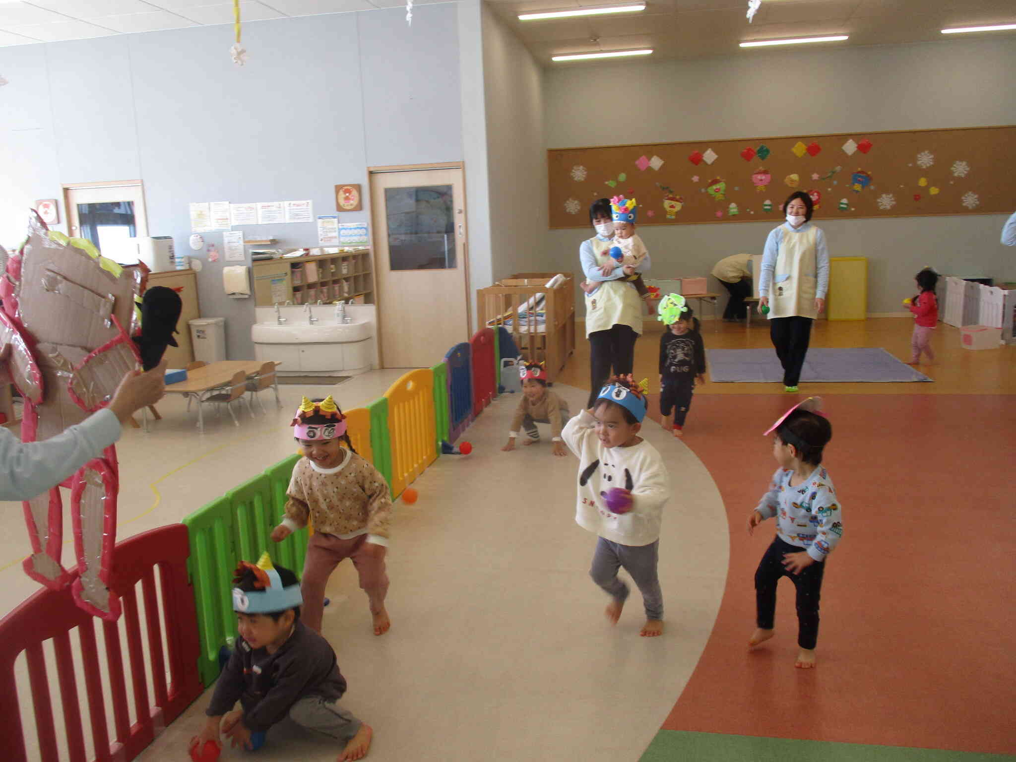 豆まき会がありました！