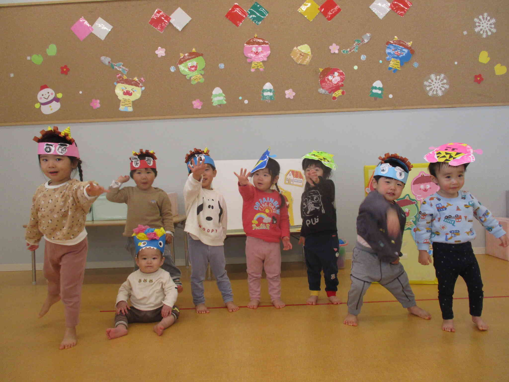 みんな一緒に！「鬼は外！！」