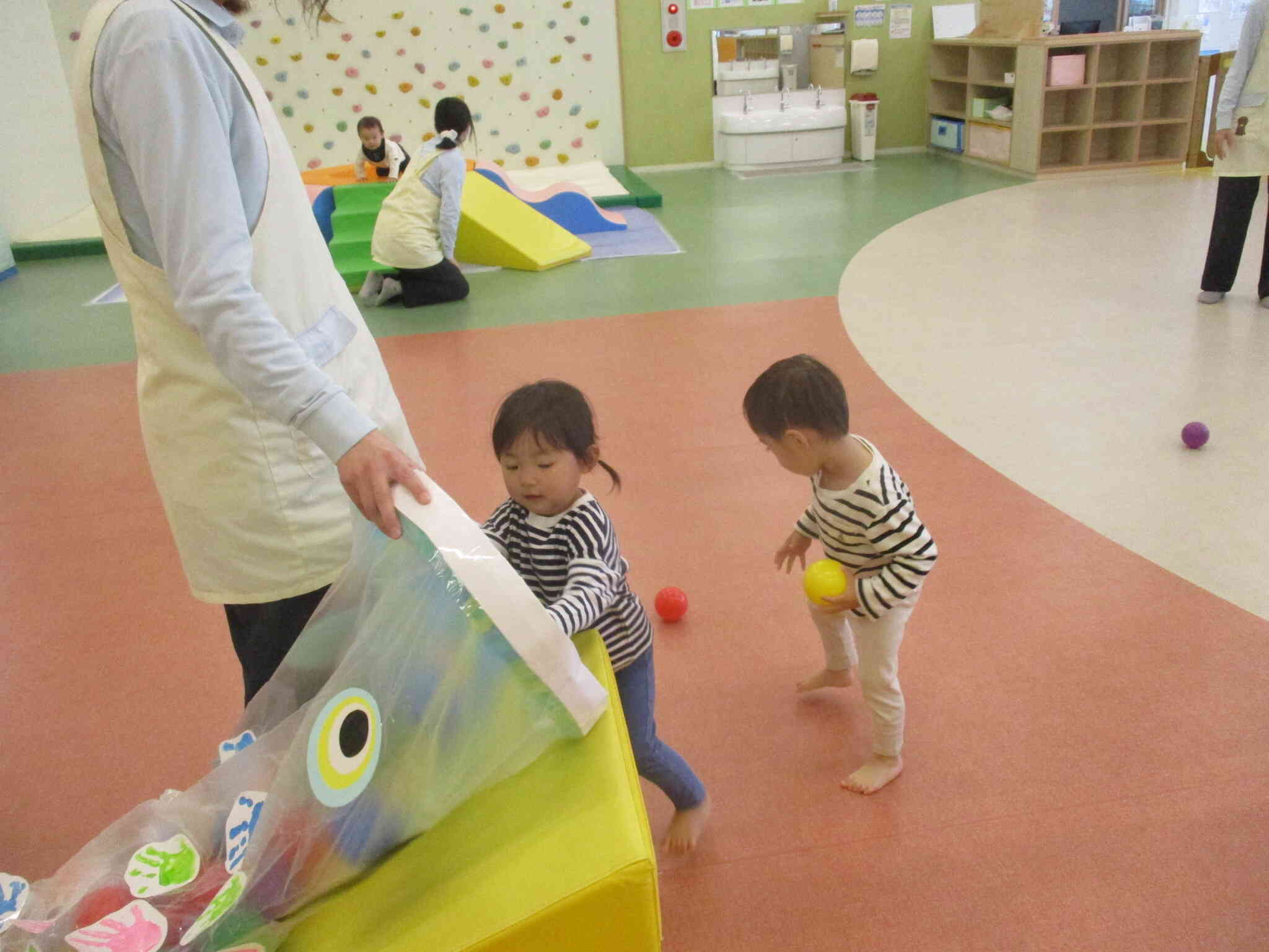こいのぼりの歌を歌ったあとは・・・