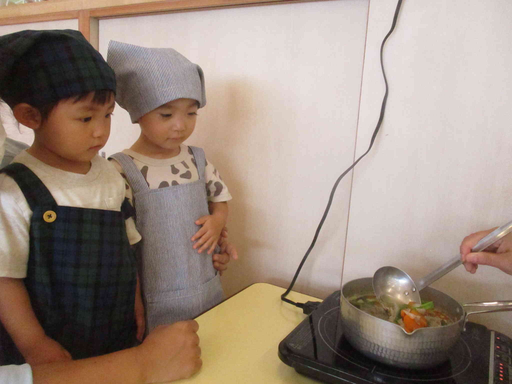 いよいよカレーが！！