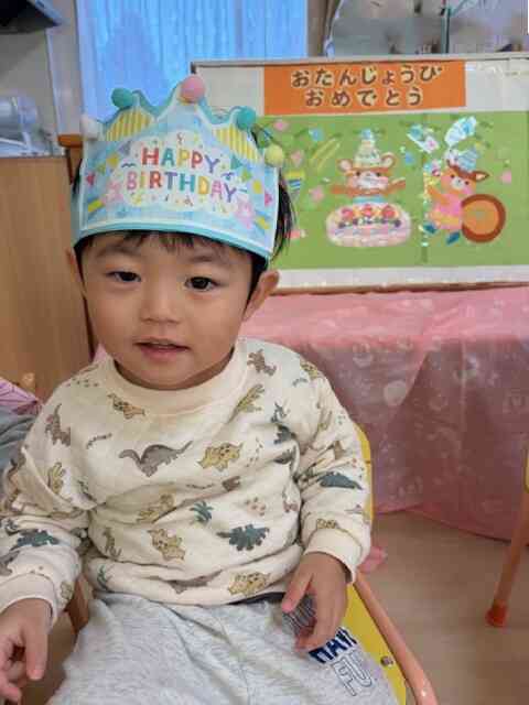 １１．１２月生まれの誕生会