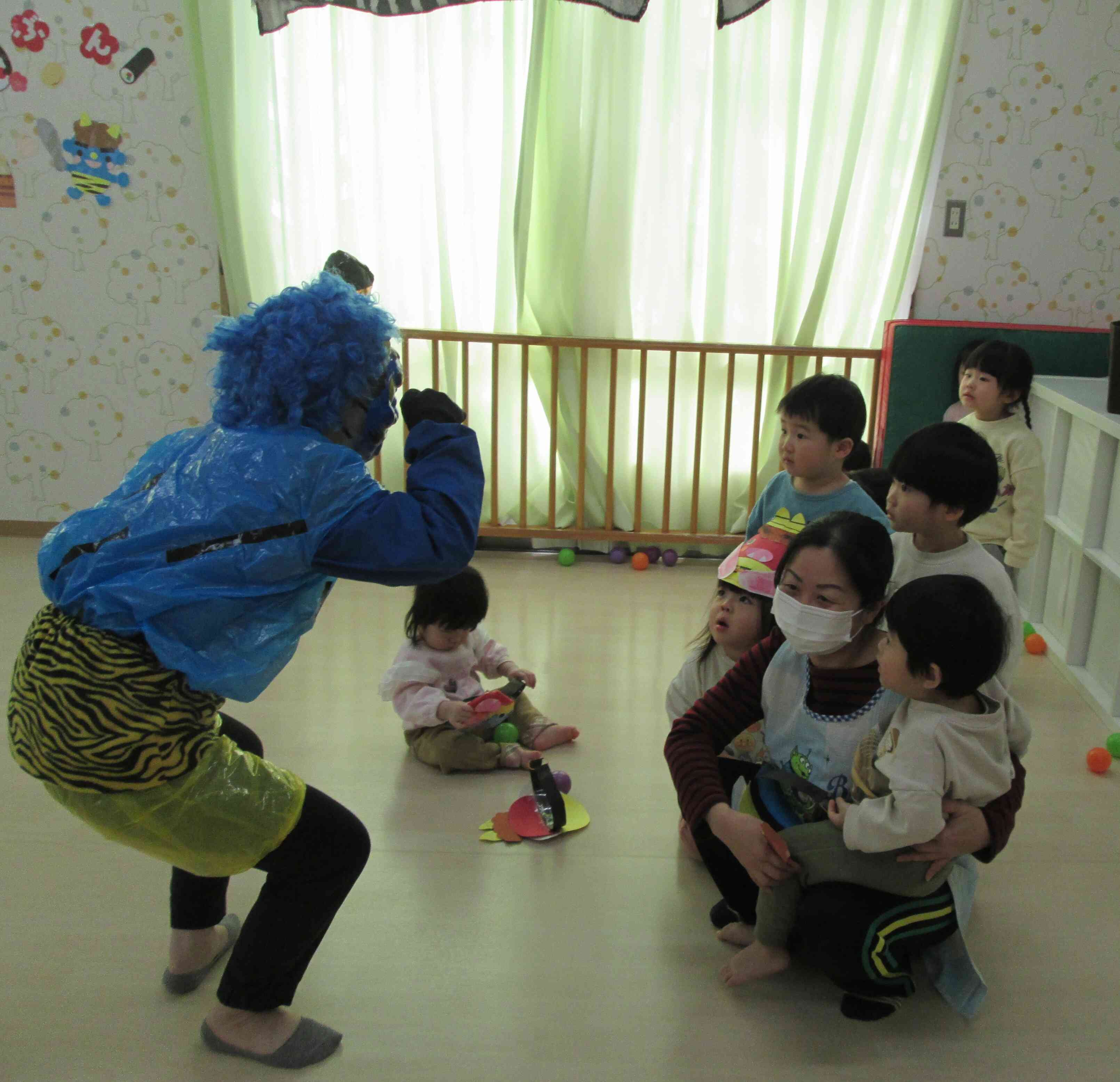 青鬼さんのお面