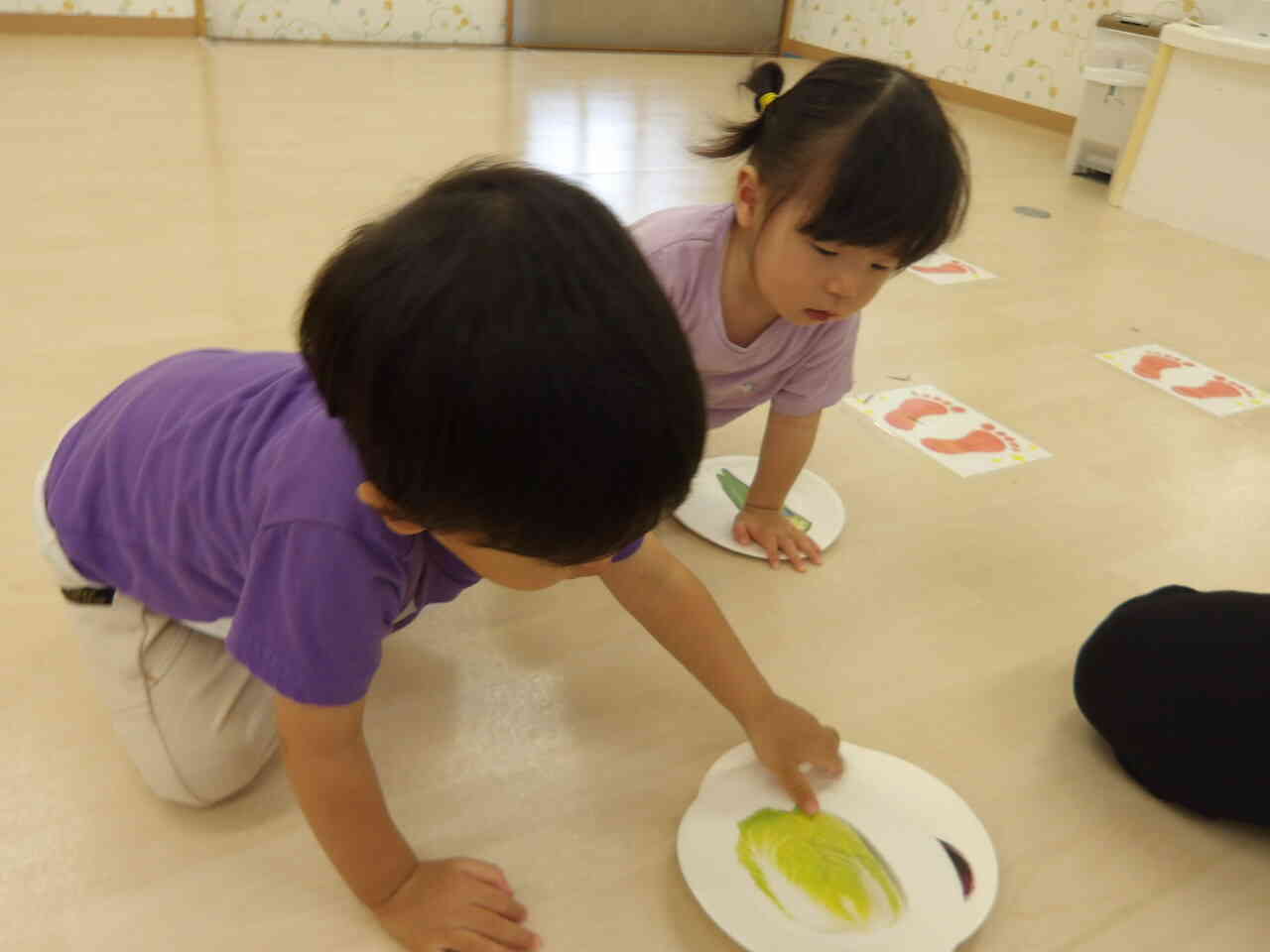 野菜カード遊び