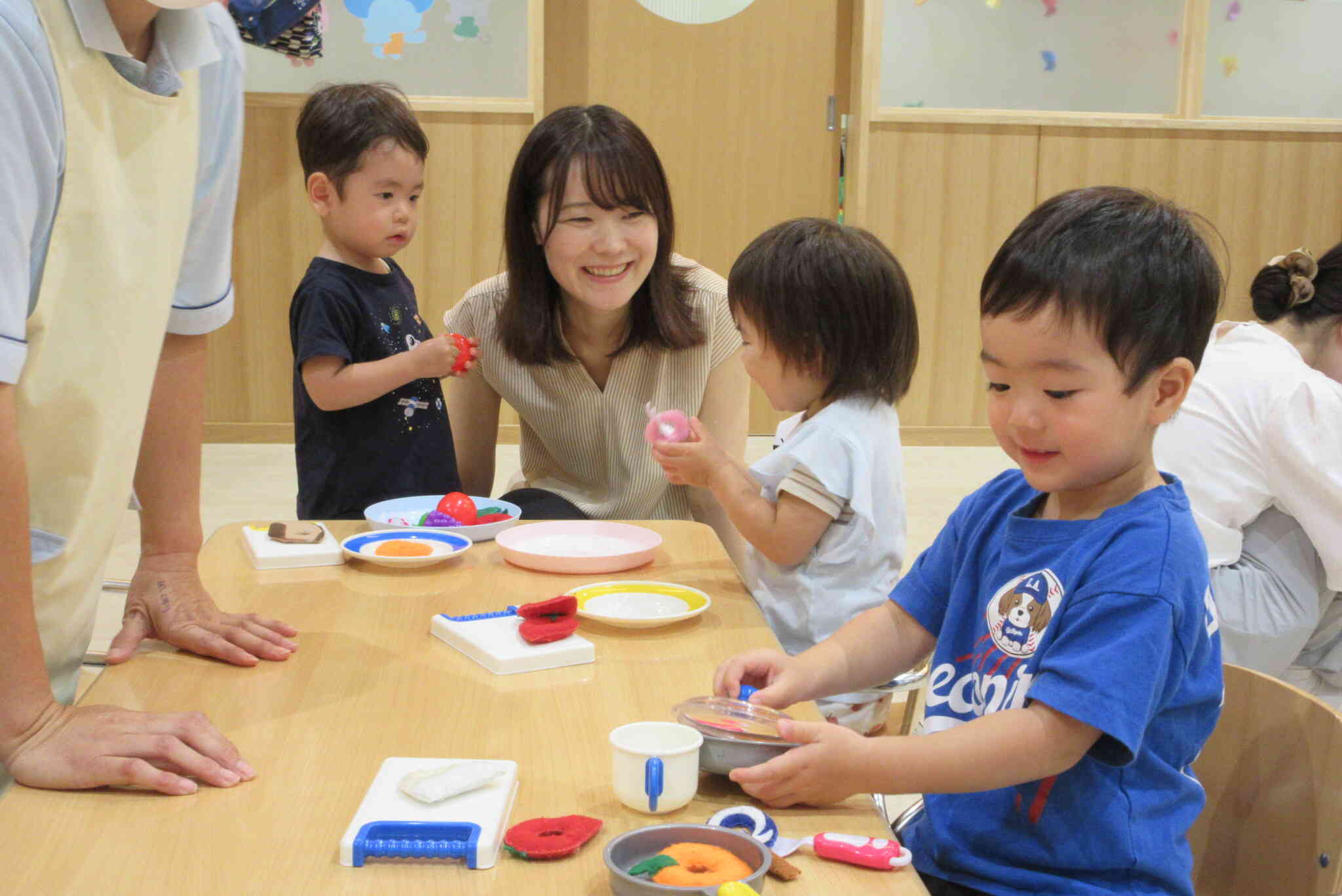 おままごとで一緒に遊んだよ