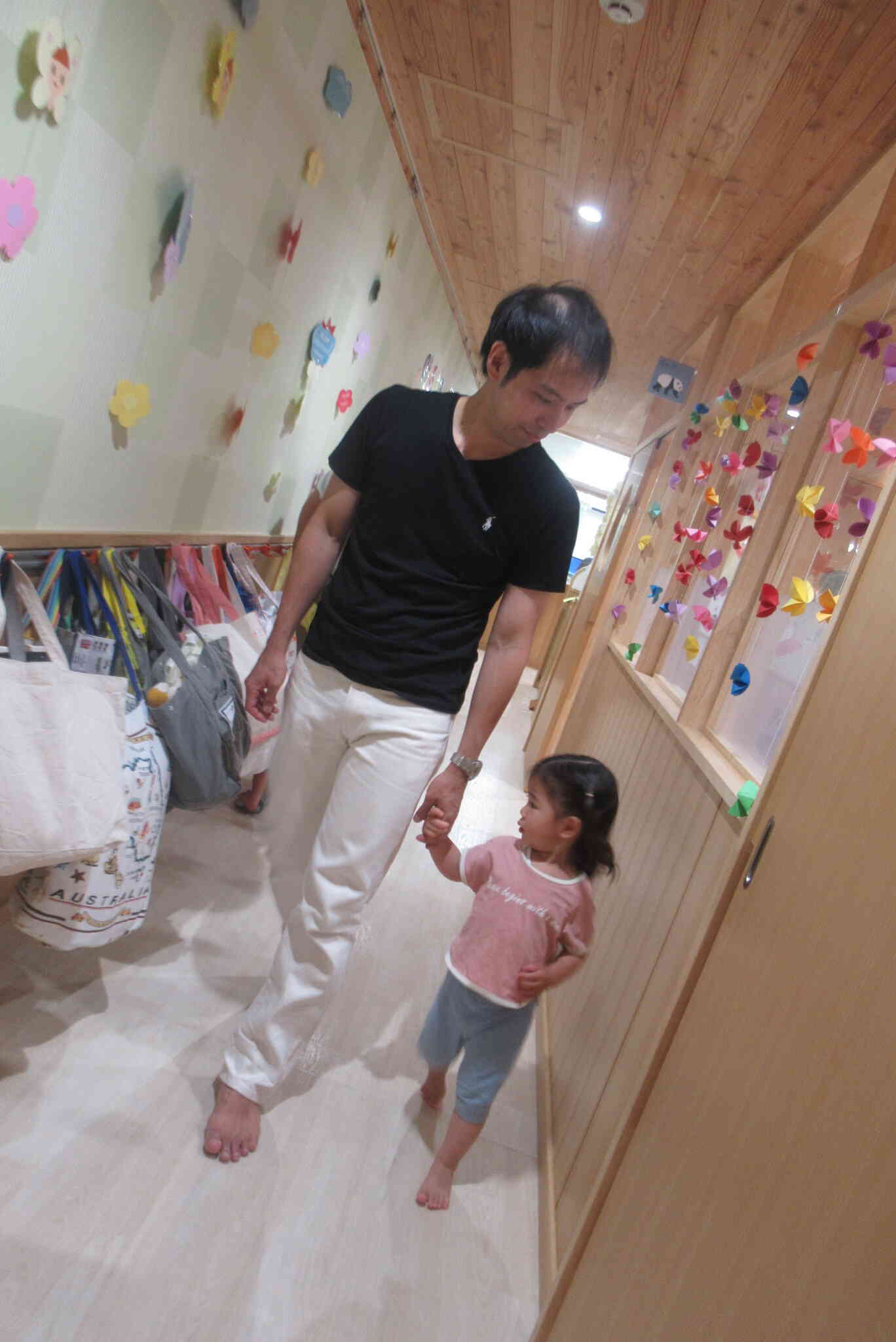 トイレ介助「トイレ一緒に行こうね」