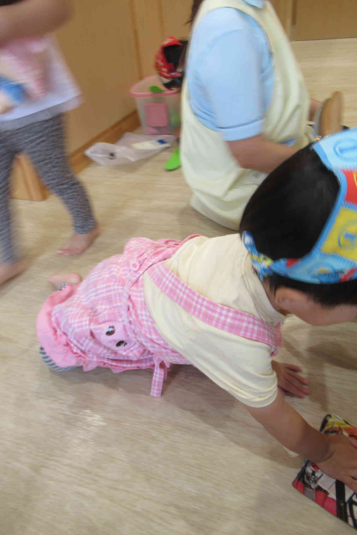 あ、ここも濡れてる！！