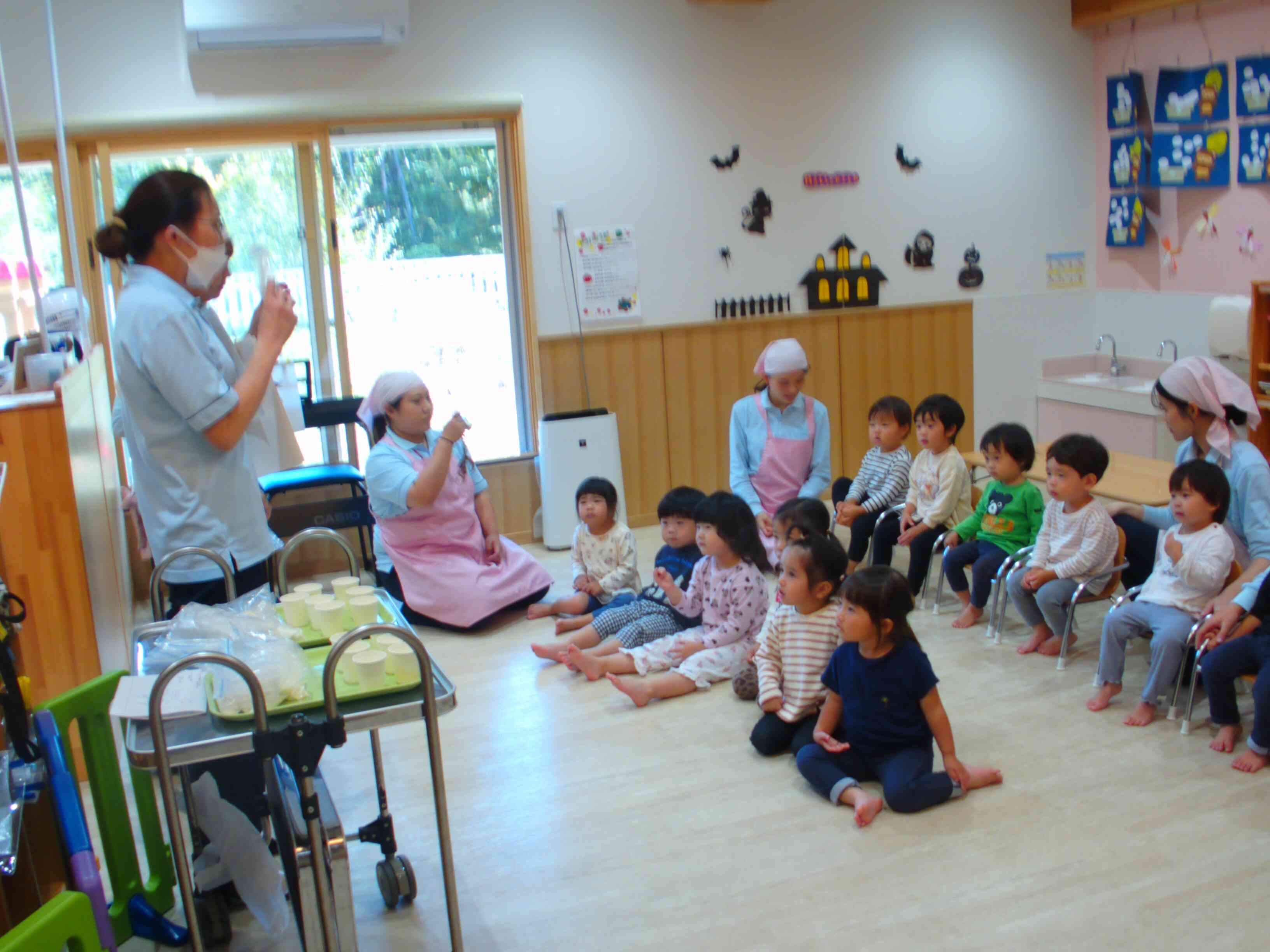10月の食育　すいとんを作ろう