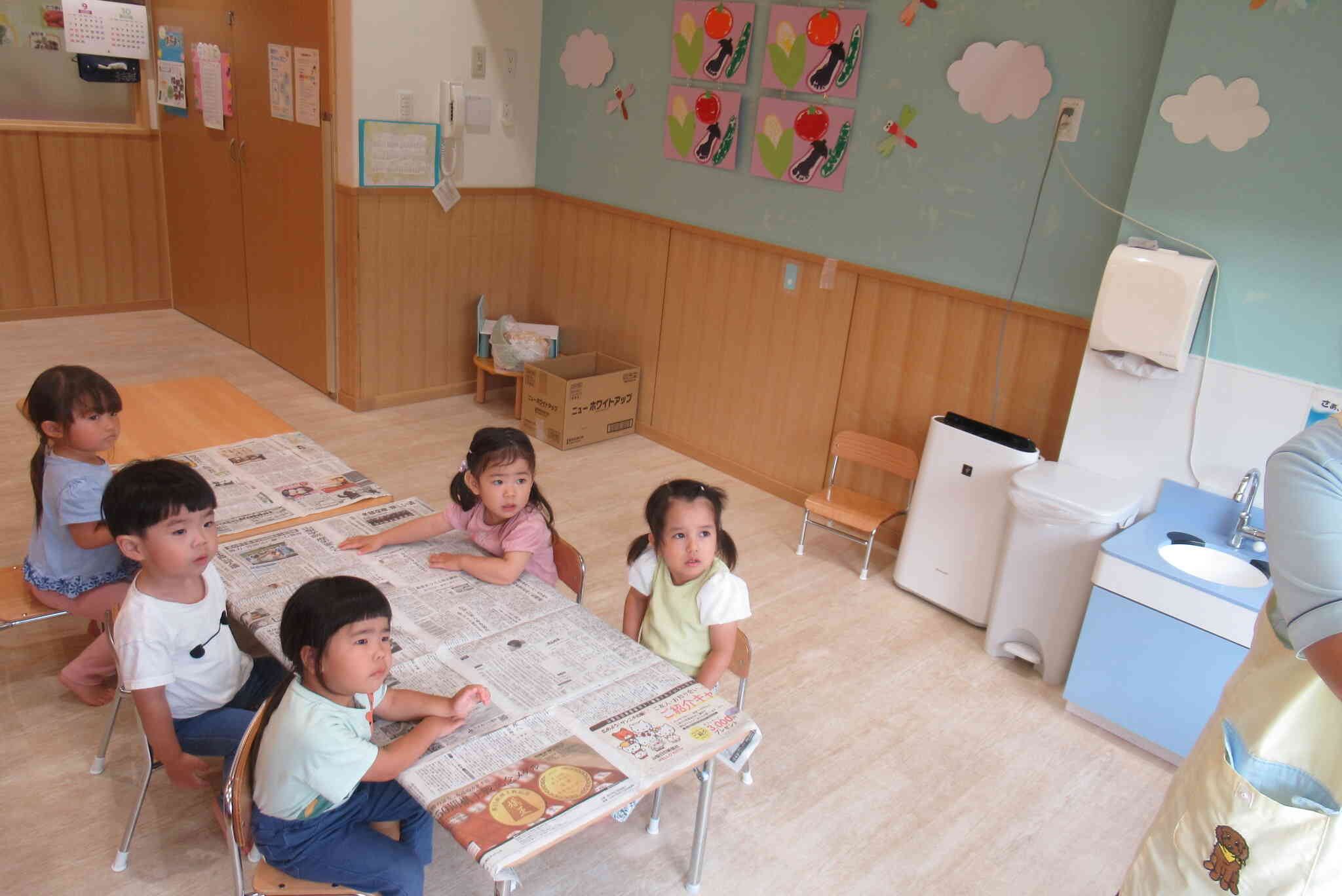 まずは先生の話を聞くよ！