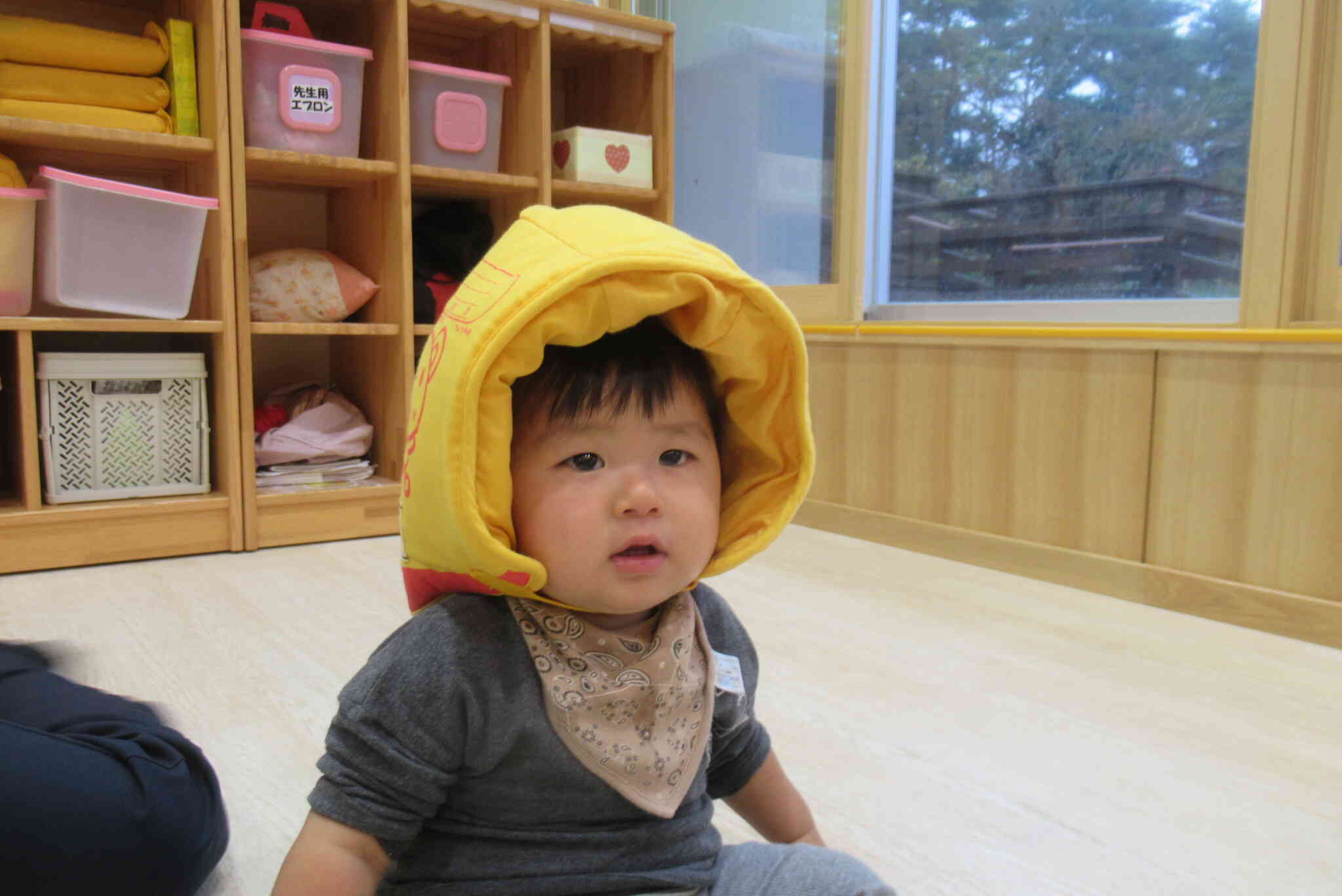 ぼくも落ち着いて待ってます