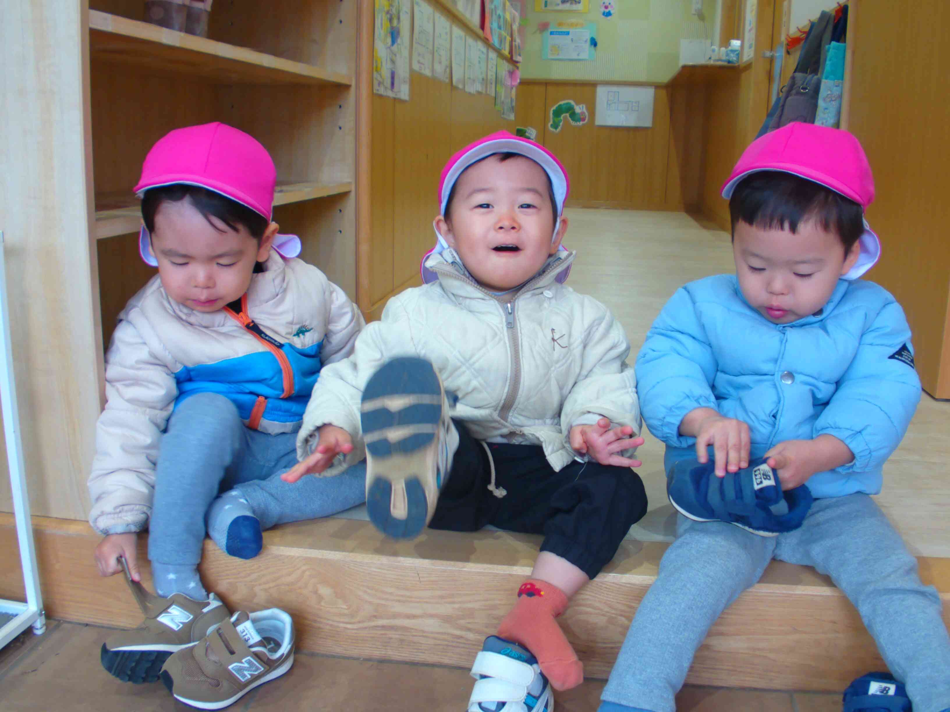 みてみて！自分でできたよ！