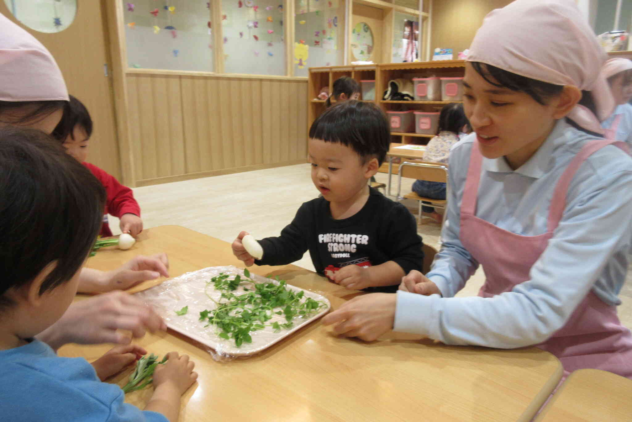 1月の食育　七草粥を知る