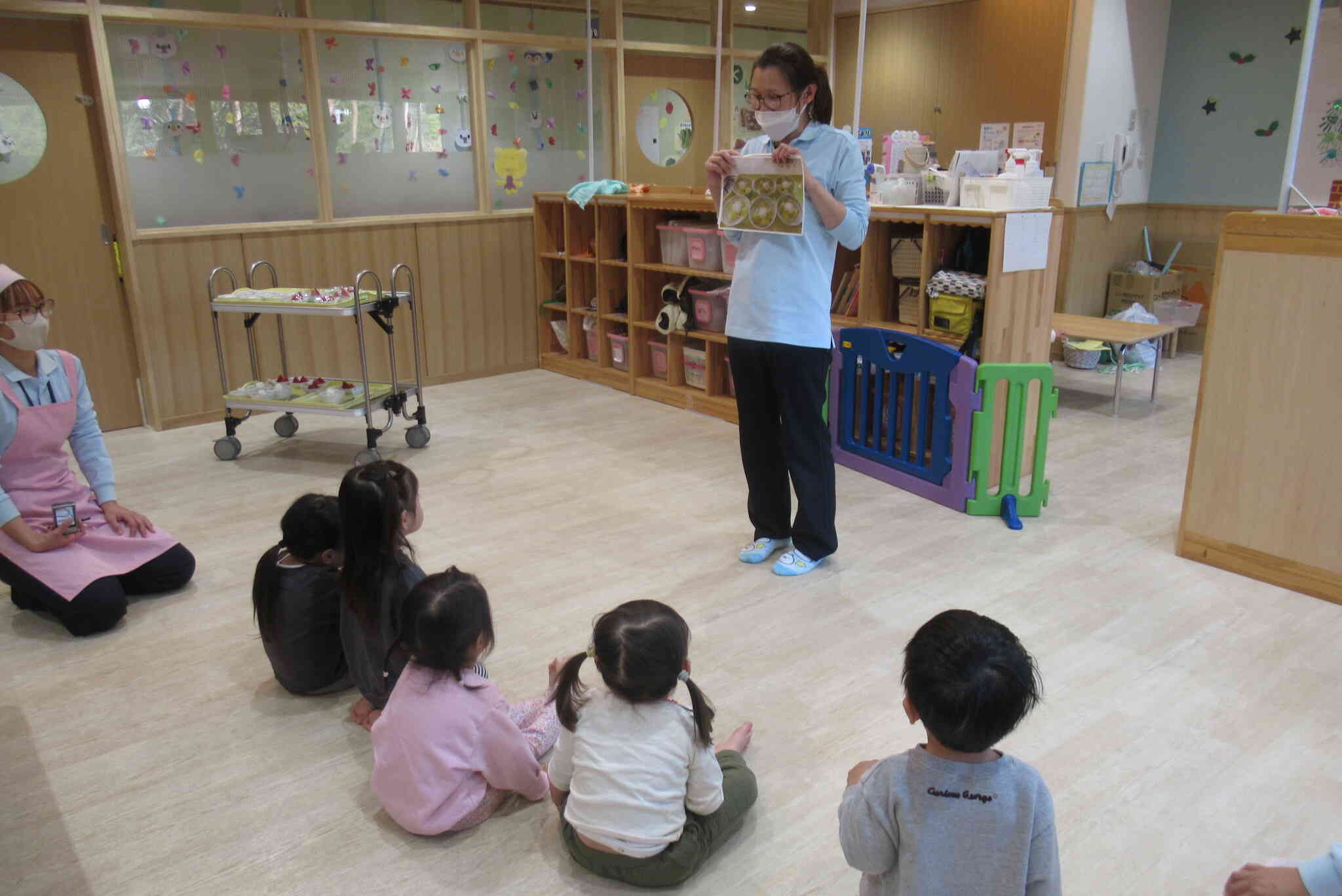 12月の食育　クリスマスケーキ作り
