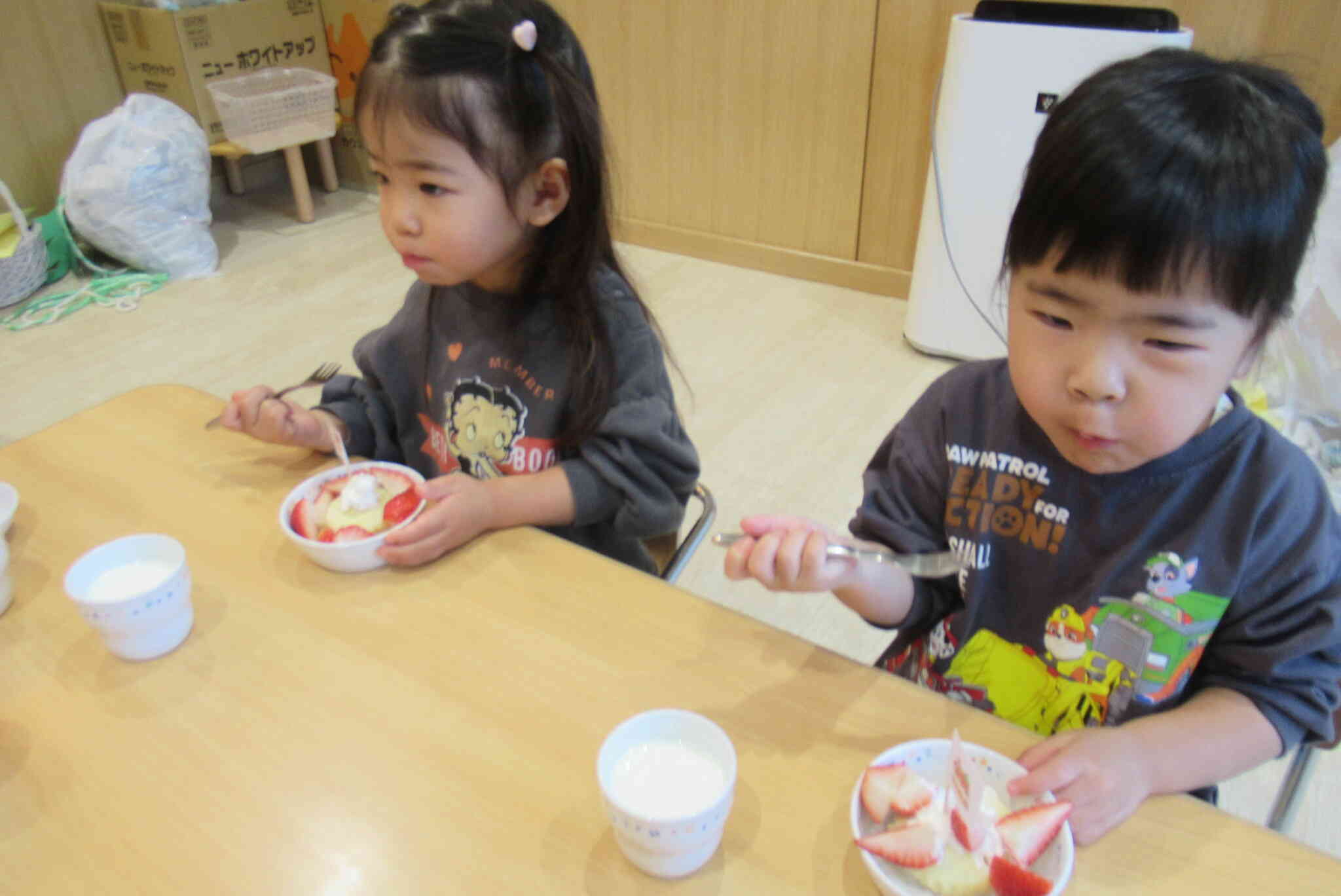 完成～！！！　いただきます♬