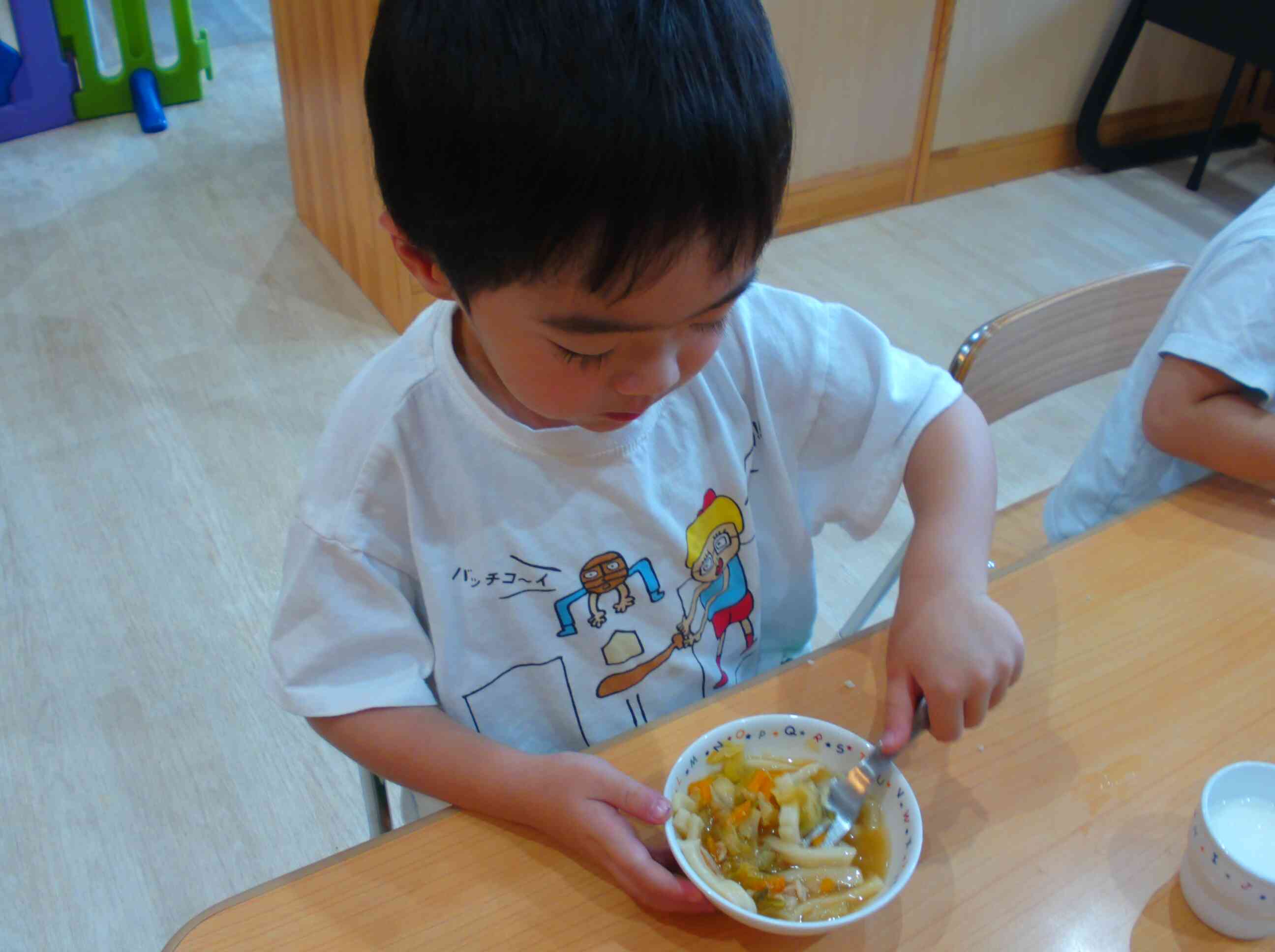野菜も食べれたよ！