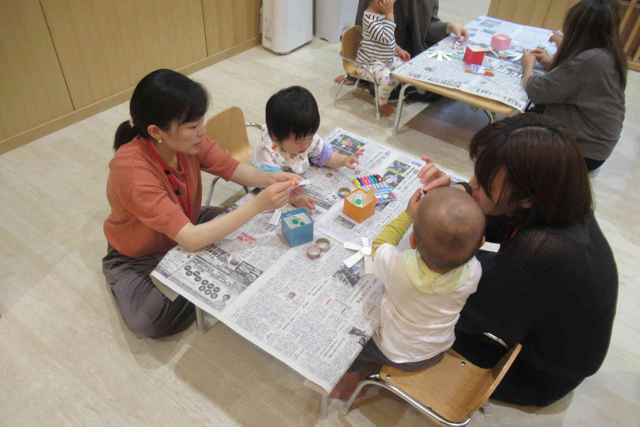親子でブーメランのお製作も楽しみました！