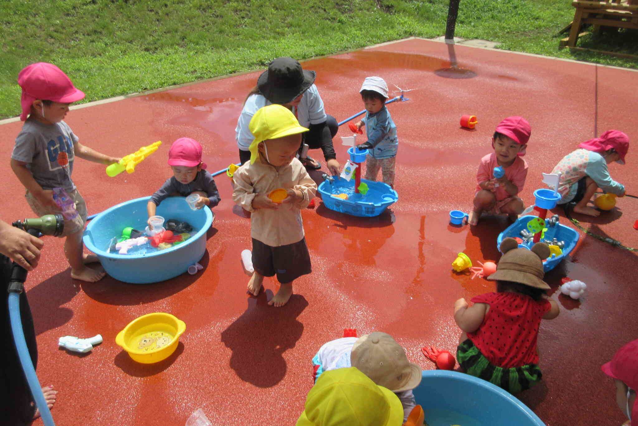 やっぱり水遊びは楽しいね！