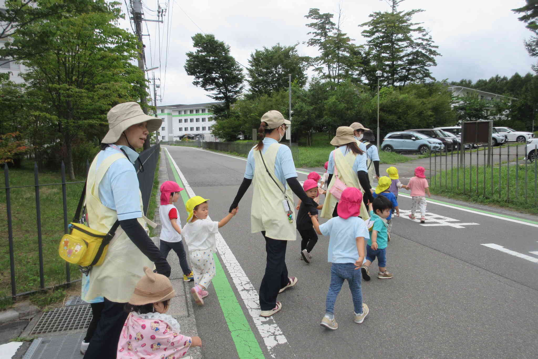 落ち着いて避難できたよ！