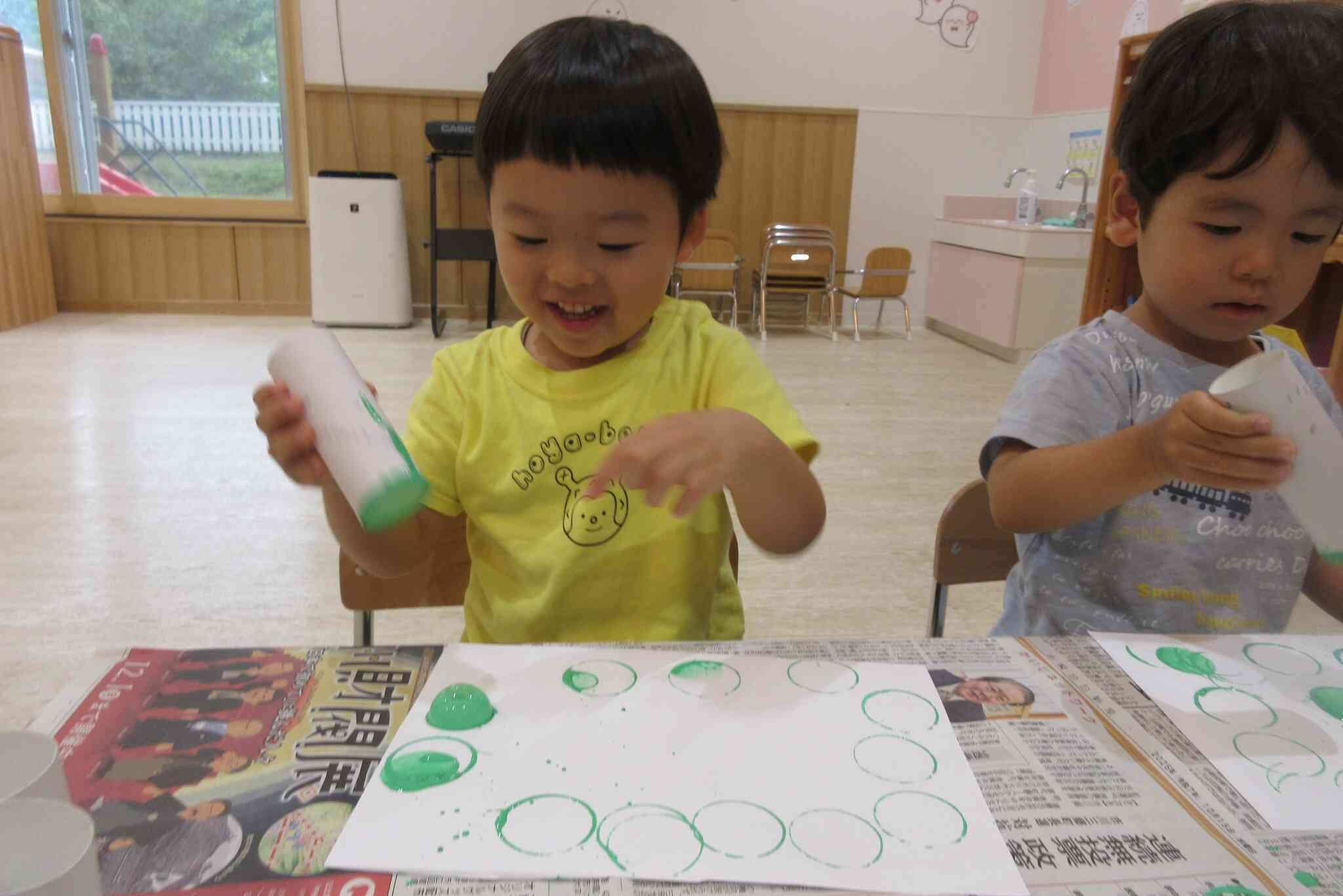 泡がはじくのおもしろい♪