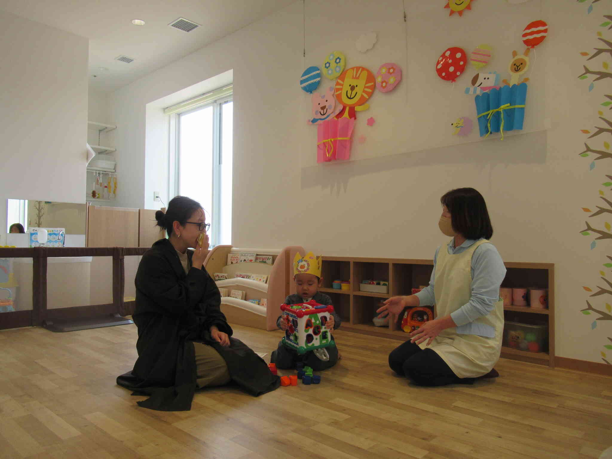 保護者の方とは話がつきません。お子さんの成長を共に喜び合いました。
