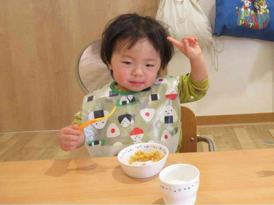 おいしいポーズ♡