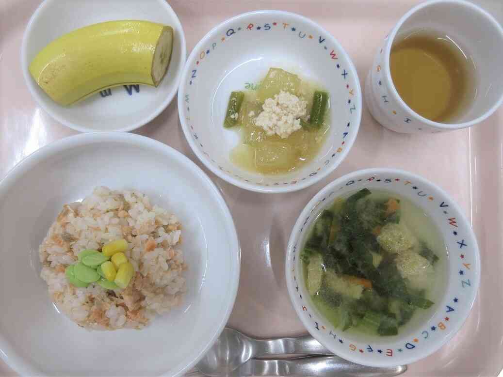 夏野菜給食