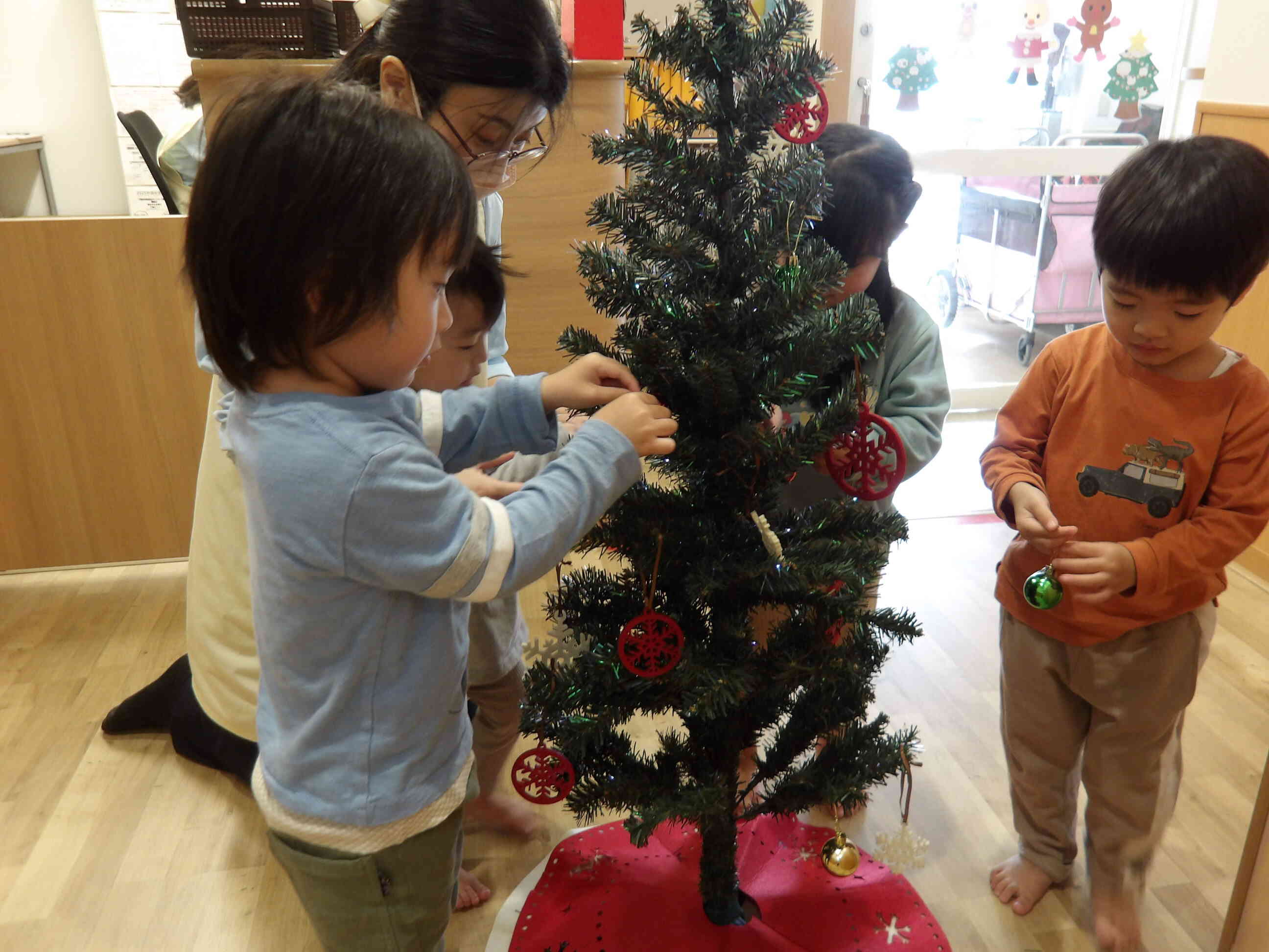 クリスマスツリー点灯式