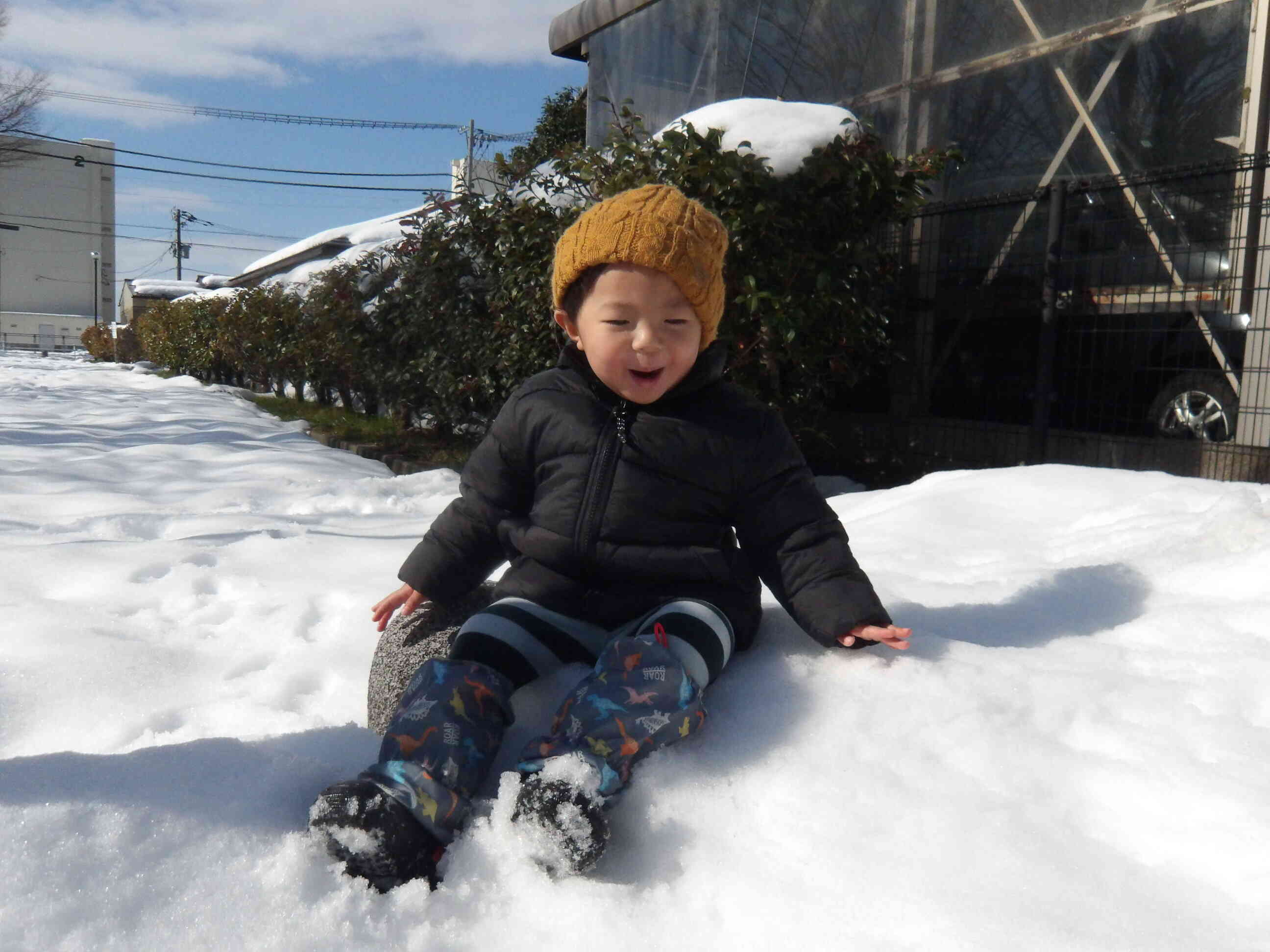 思いっきり雪あそび☆