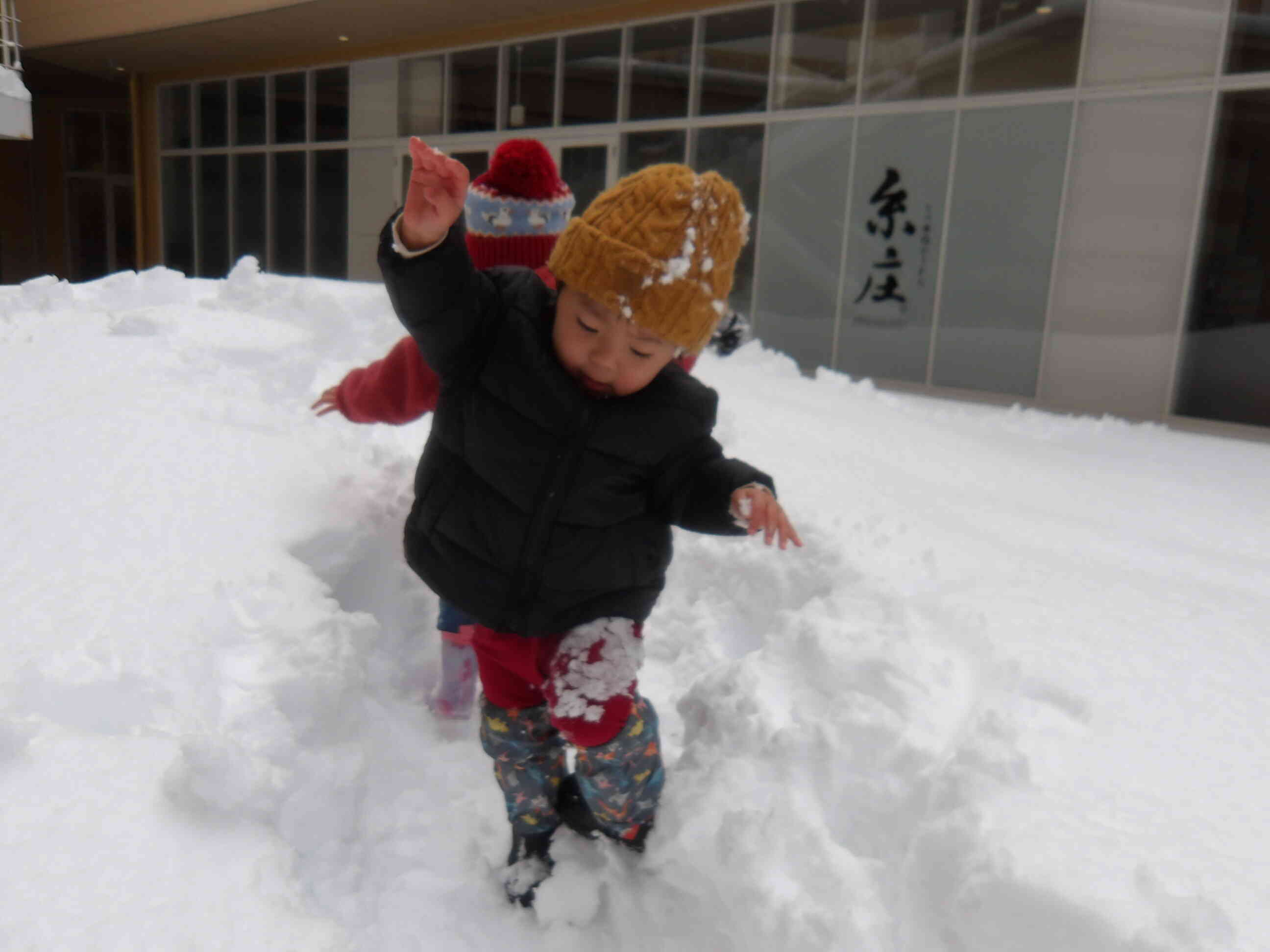 ファボーレパークで雪あそび