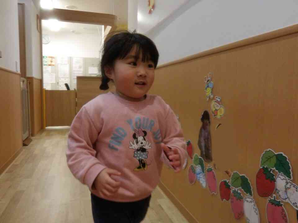 よ～～い！どん！逃げるのがとても速いです。