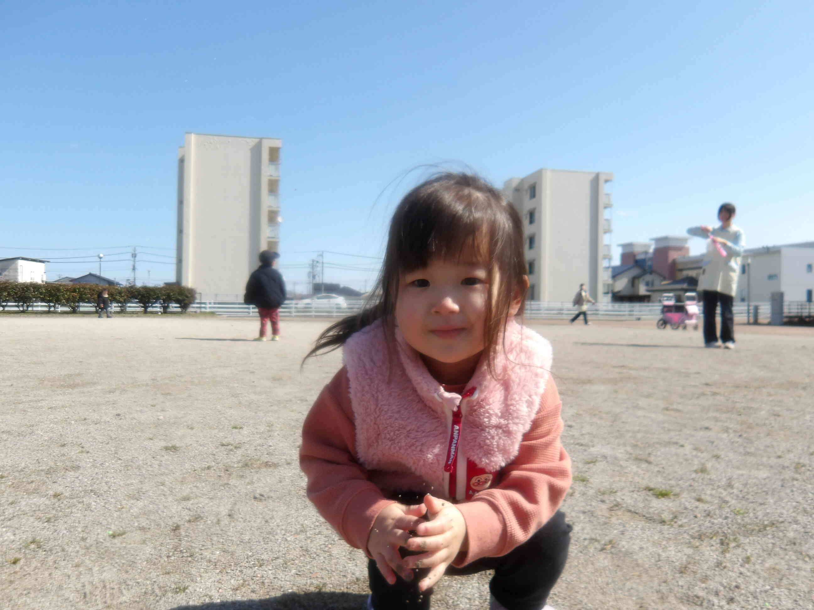 砂遊びもしちゃうよ♪♪