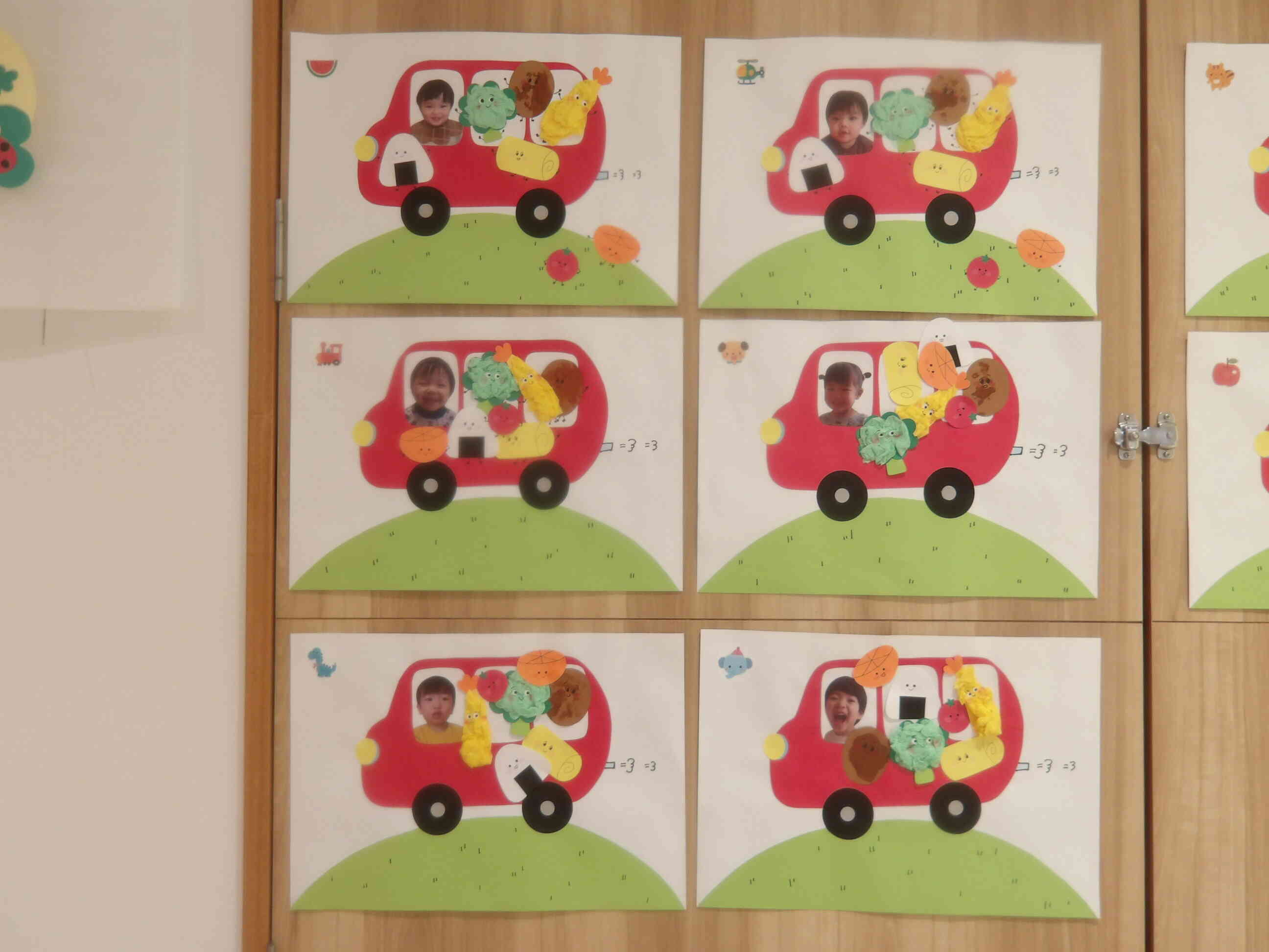 3月の製作～おべんとうバス～