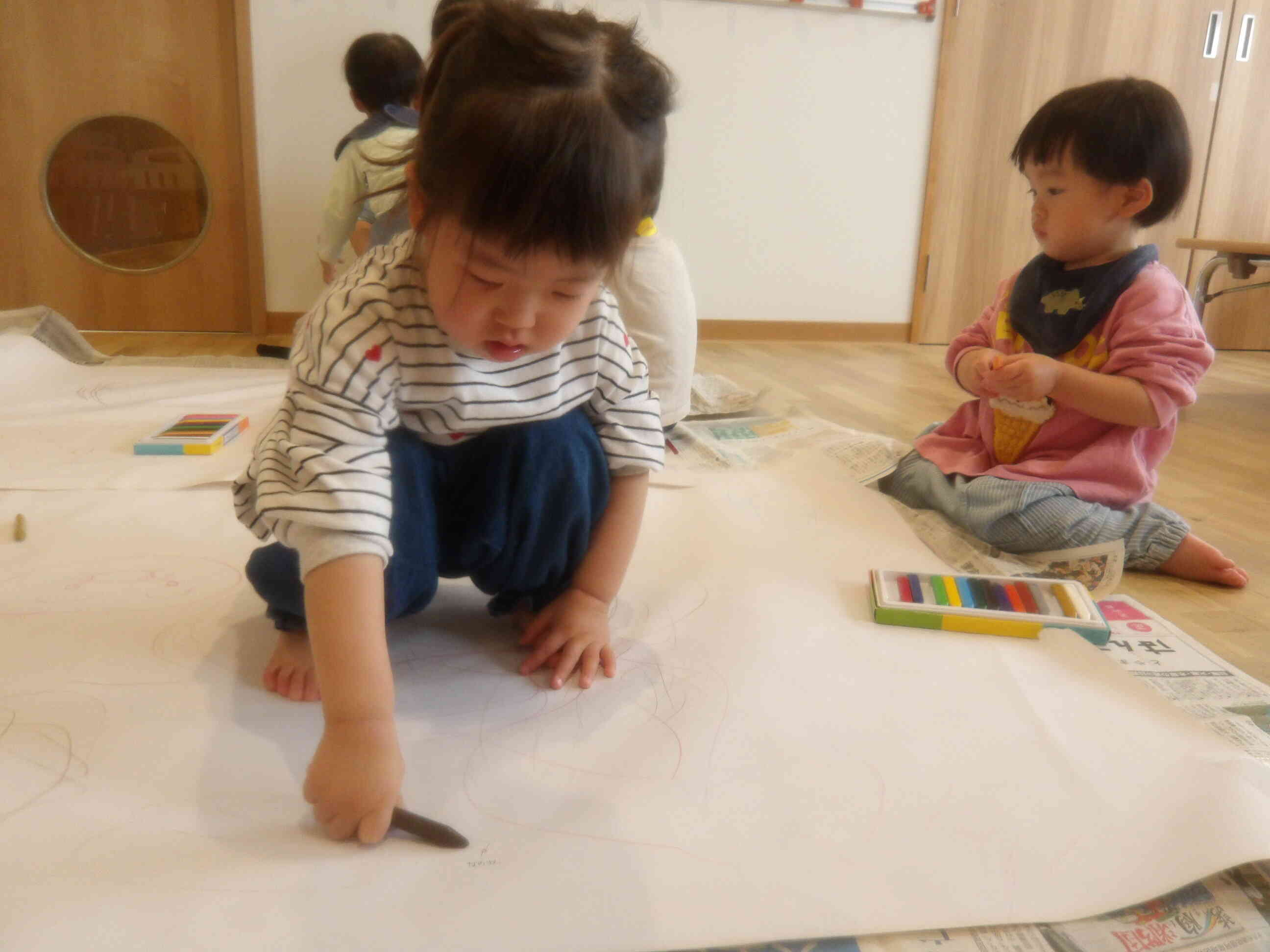 みんなでおえかきをしたよ☆