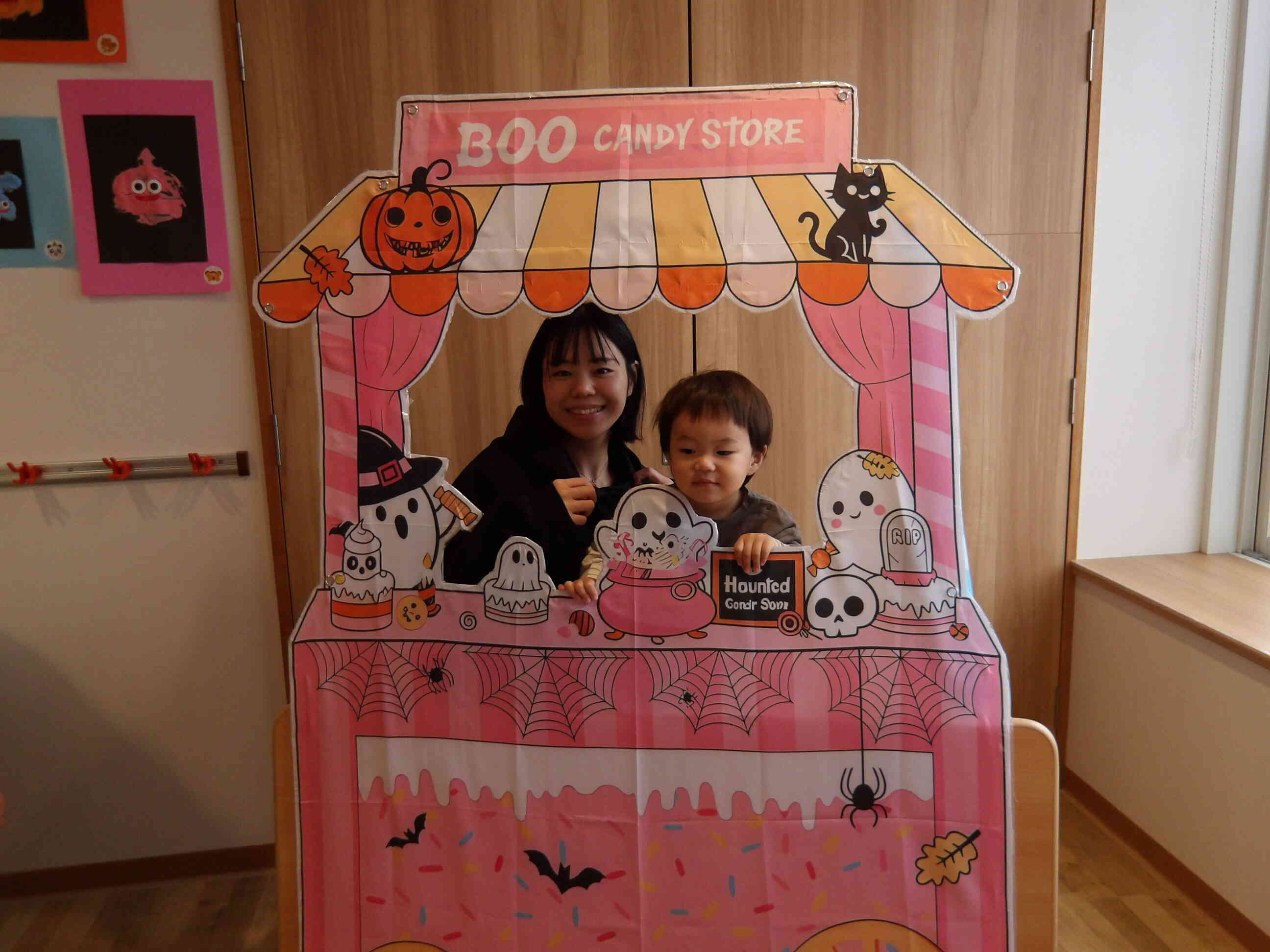 おばけのフォトコーナー！とってもかわいいです♡