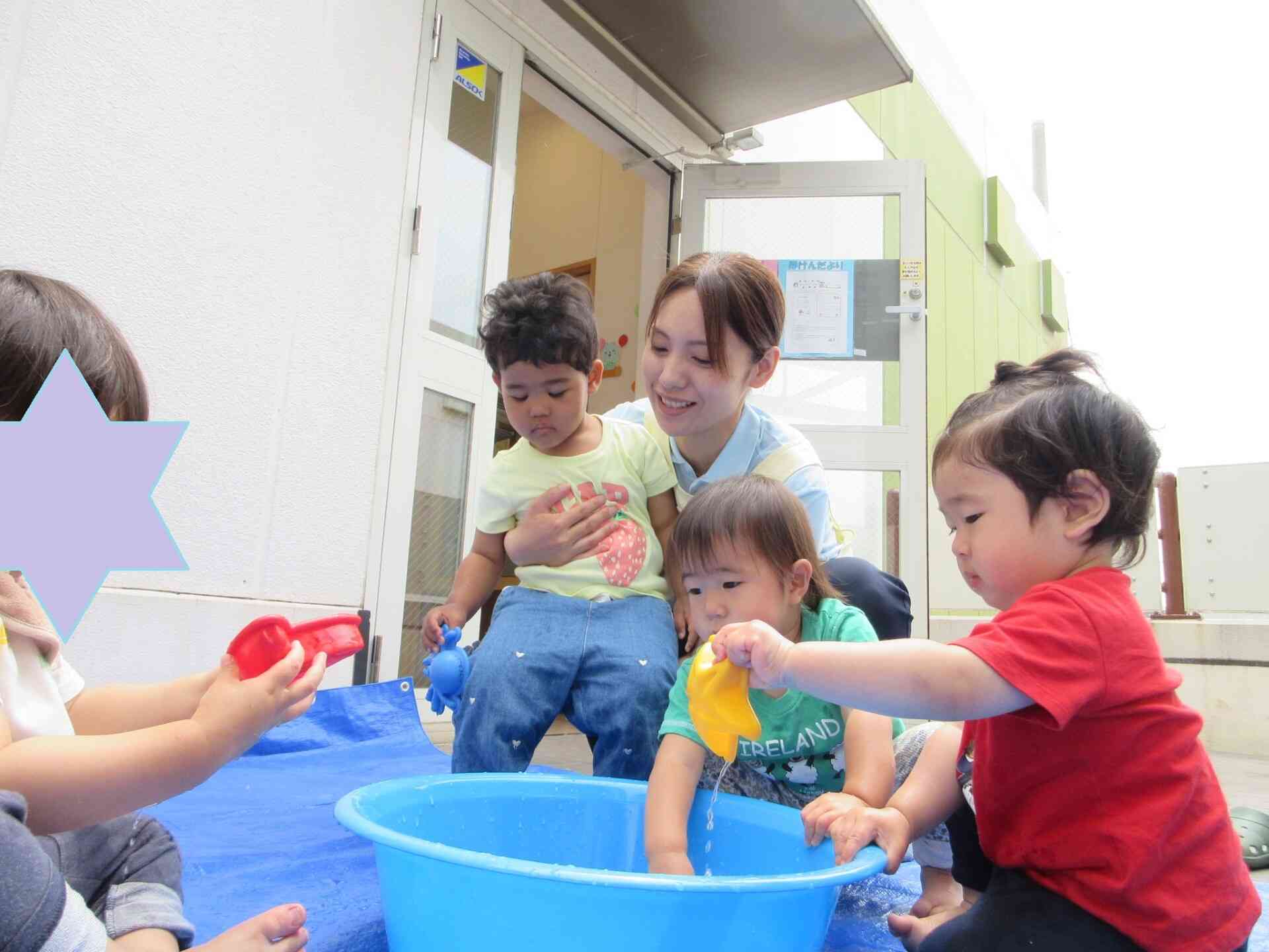 プチ水遊び