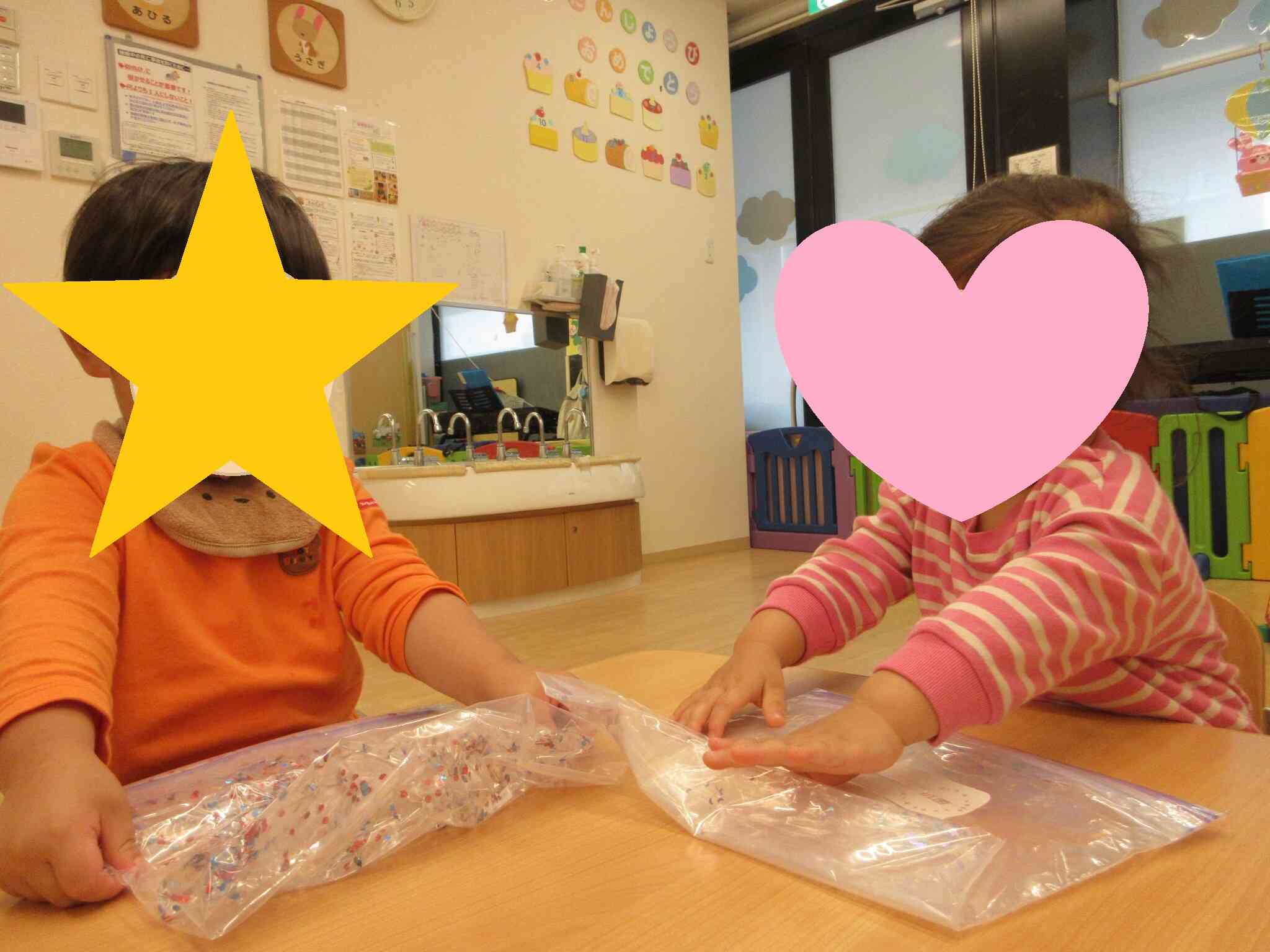 キラキラのお水