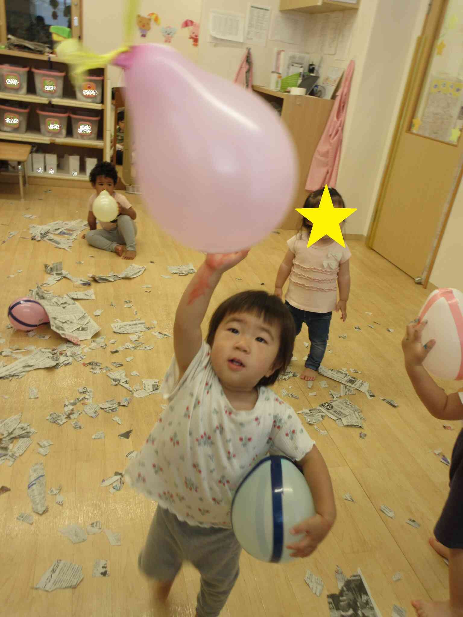 室内遊びの様子