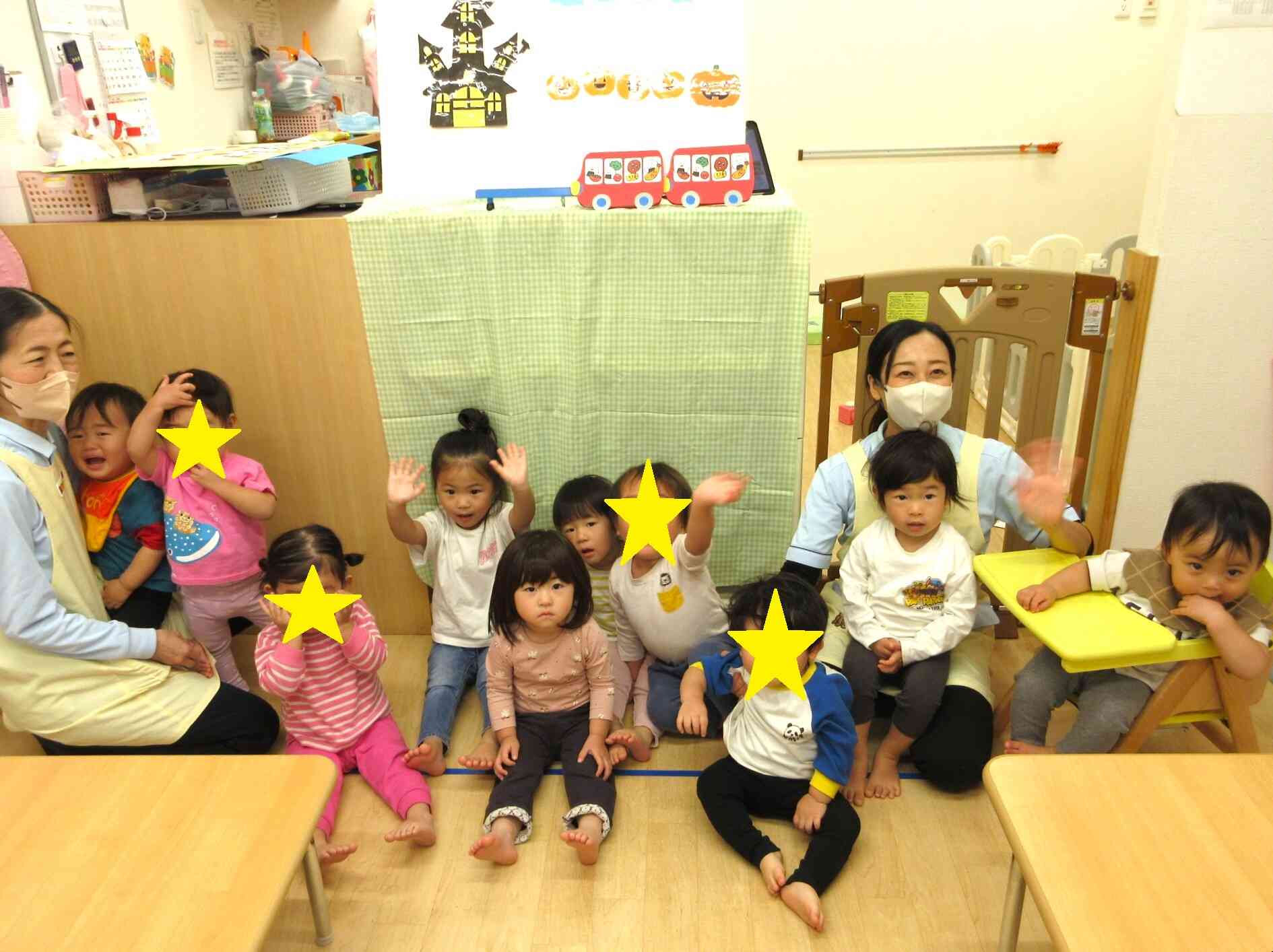 最後はみんなで一緒に「おめでとう～！」