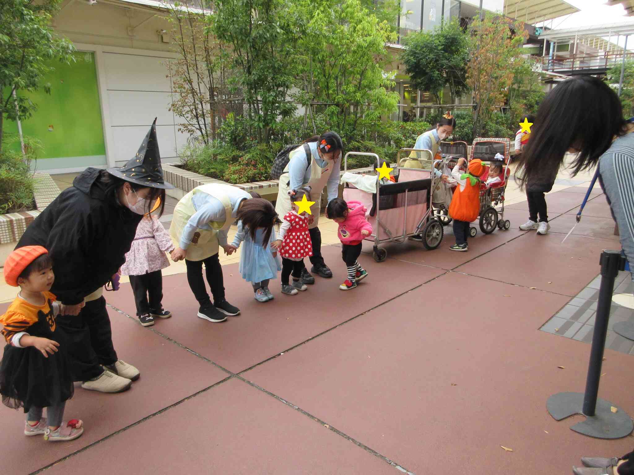 おりがみをもらったあとはきちんとお礼もできました★